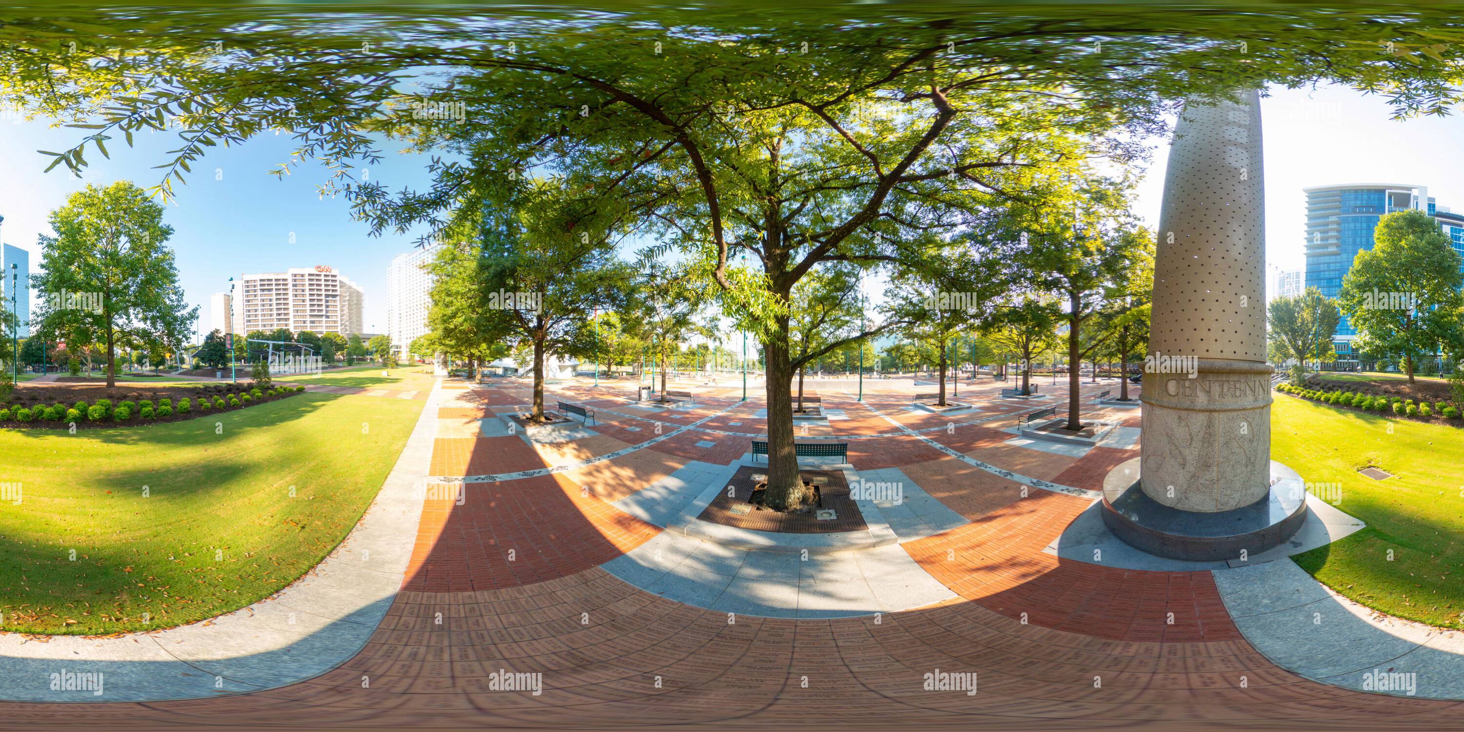 360 Grad Panorama Ansicht von Centennial Olympic Park in Atlanta GA 360