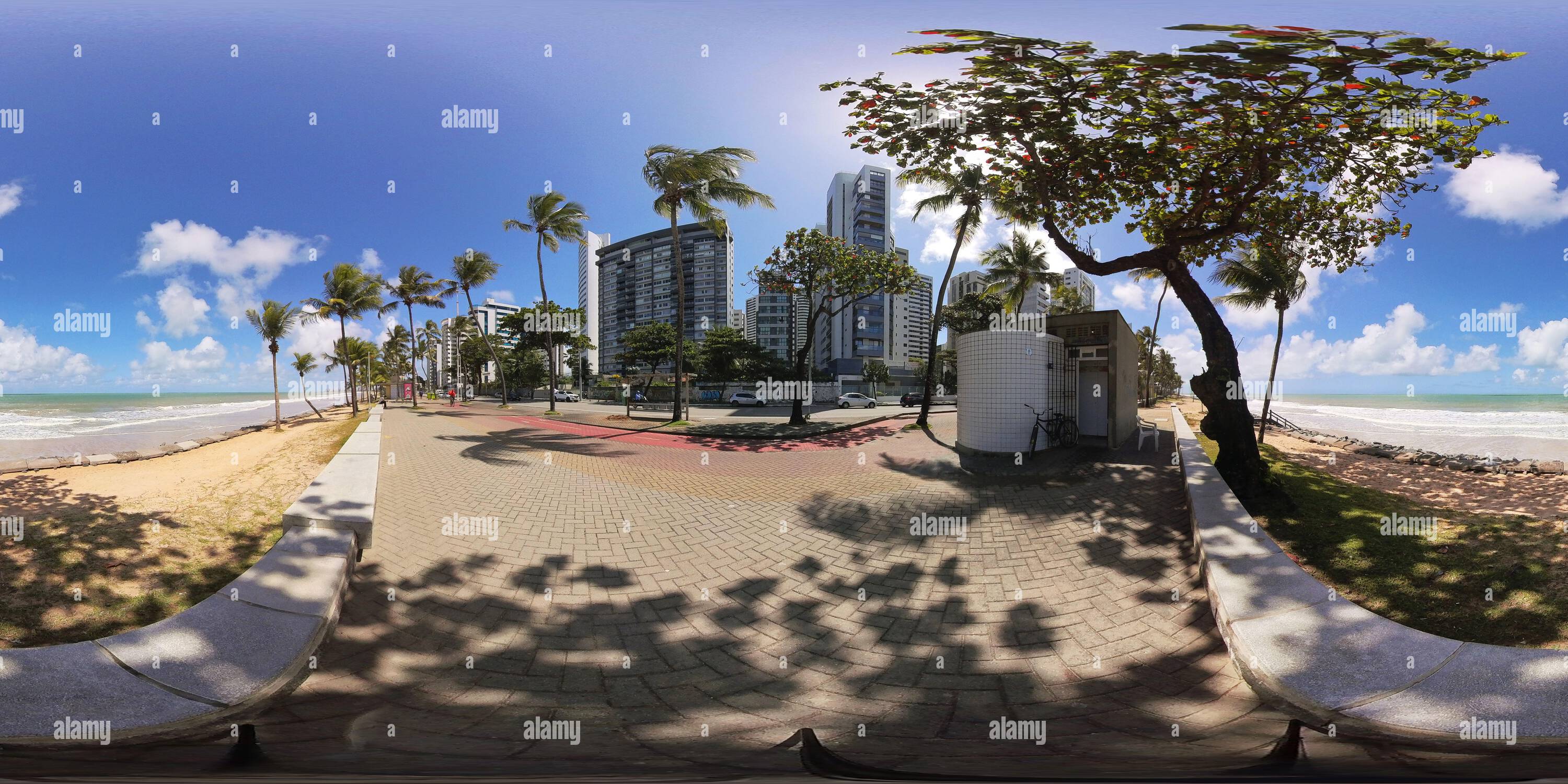 360 Grad Panorama Ansicht von PRAIA DE PIEDADE