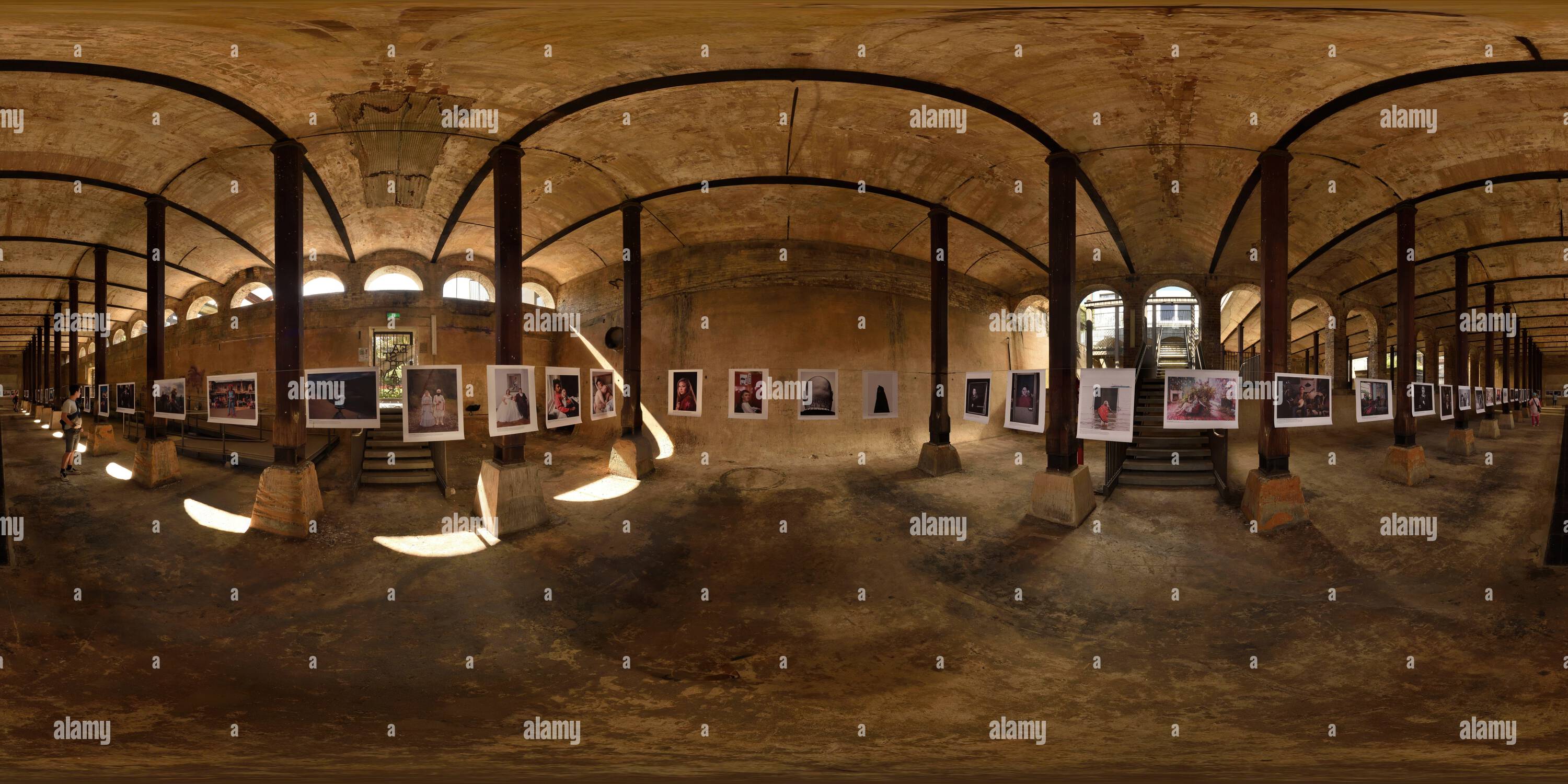 360 Grad Panorama Ansicht von Besuchen Sie den Portrait Prize 2022 in den Paddington Reservoir Gardens