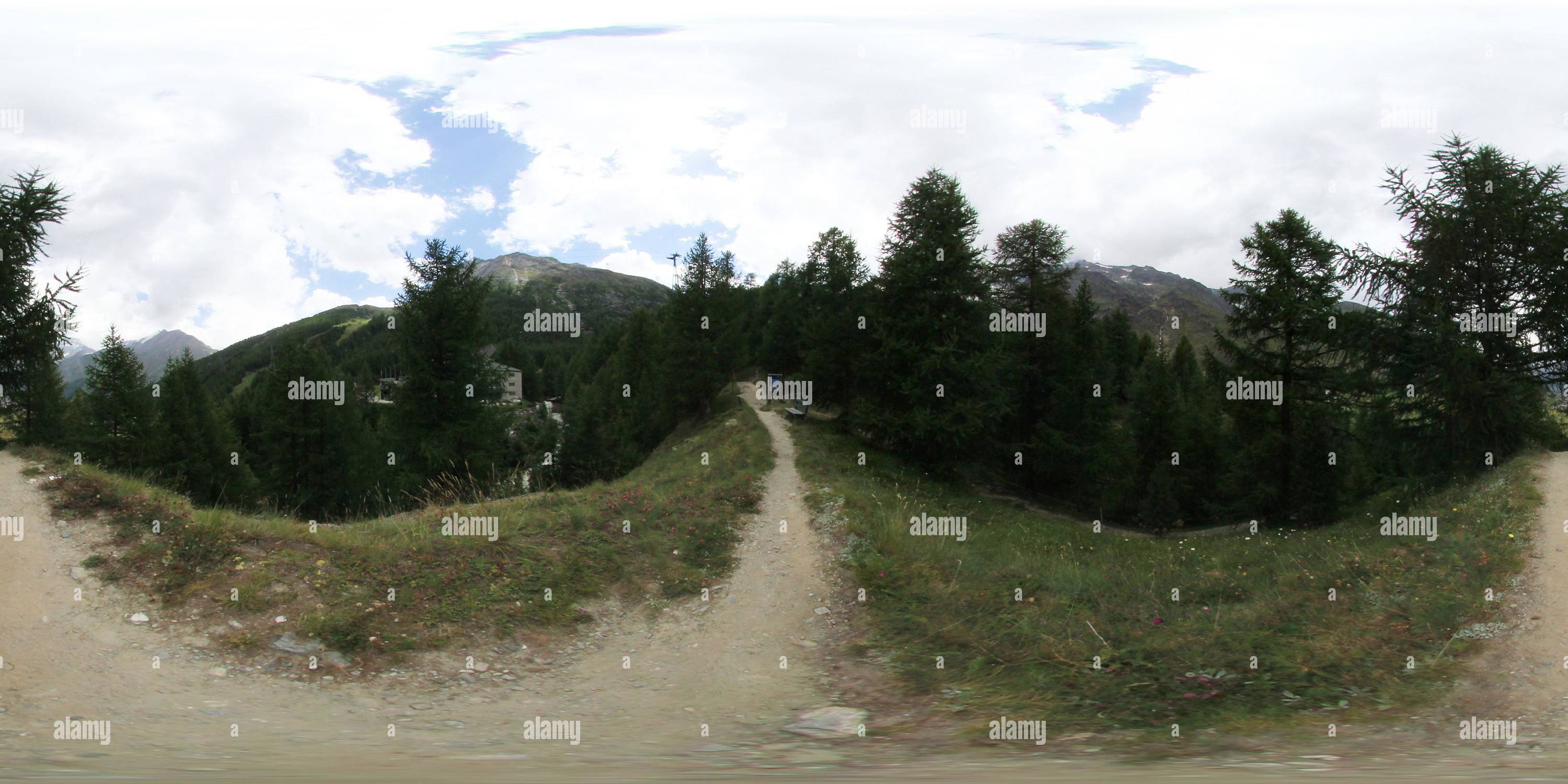 360 Grad Panorama Ansicht von Glacier Nature Trail - eine andere Aussicht