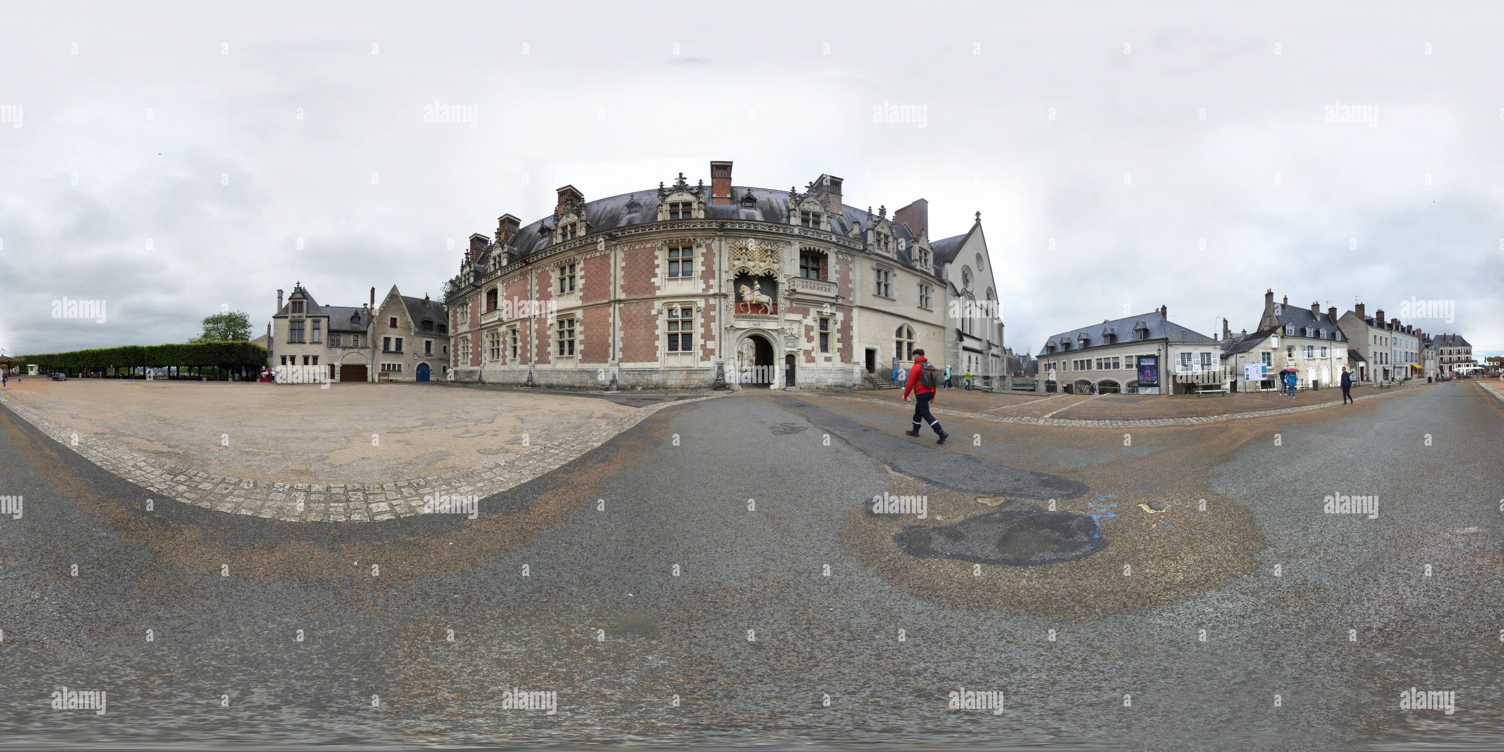 360 Grad Panorama Ansicht von Schloss Blois