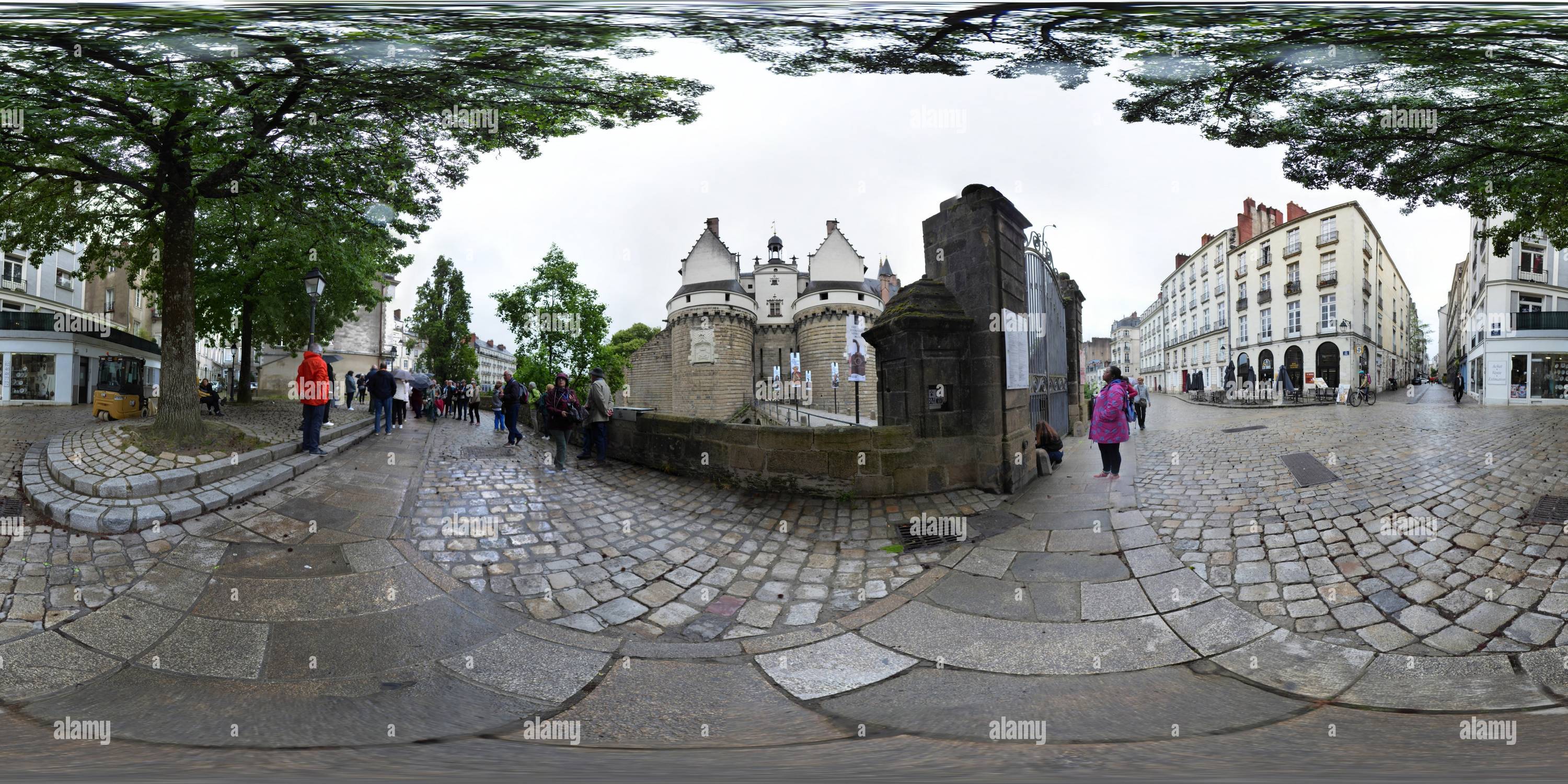 360 Grad Panorama Ansicht von Schloss Nantes