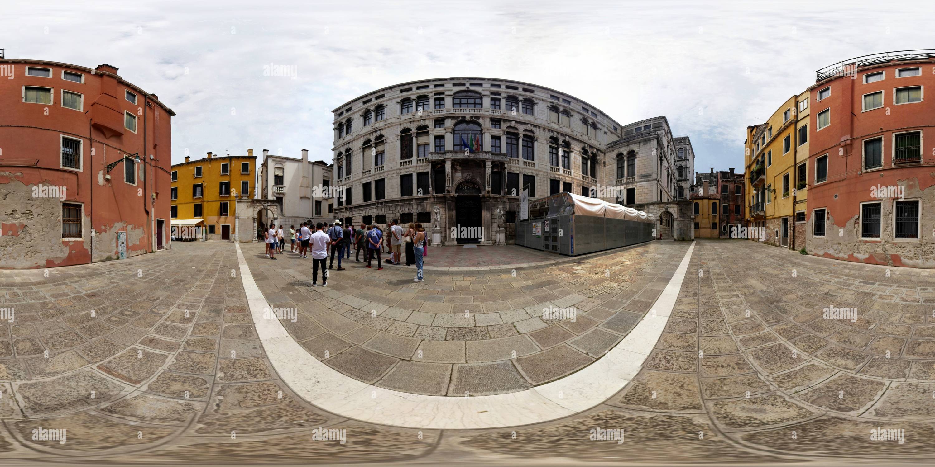 360 Grad Panorama Ansicht von Konservatorium Benedetto Marcello, Venedig 2024