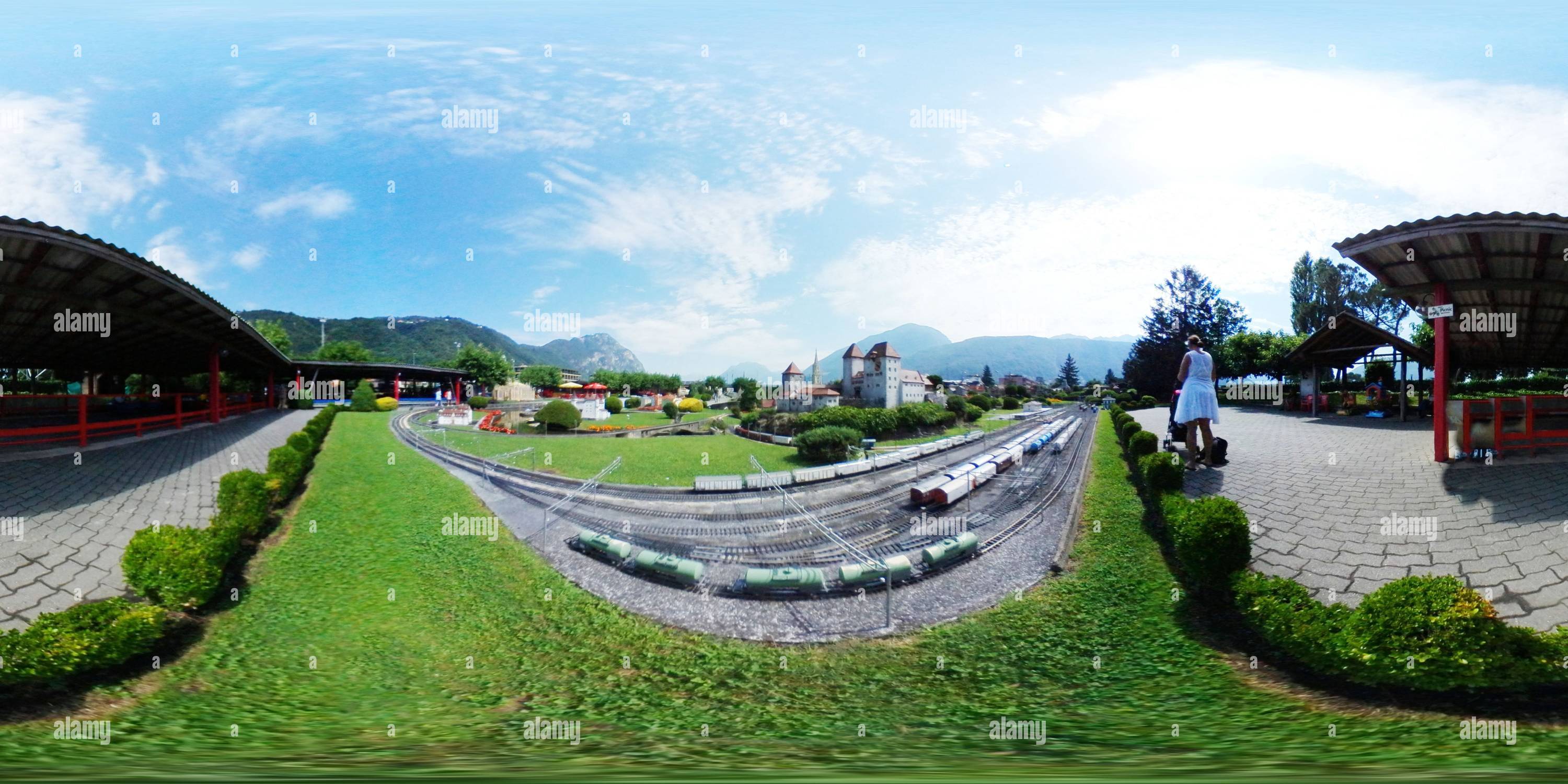 360 Grad Panorama Ansicht von Bahnhof Burgdorf