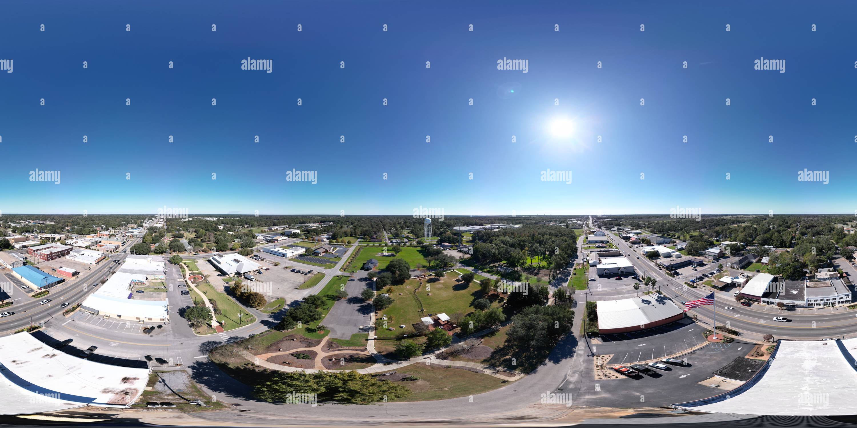 360 Grad Panorama Ansicht von Oberhalb Von Foley Alabama