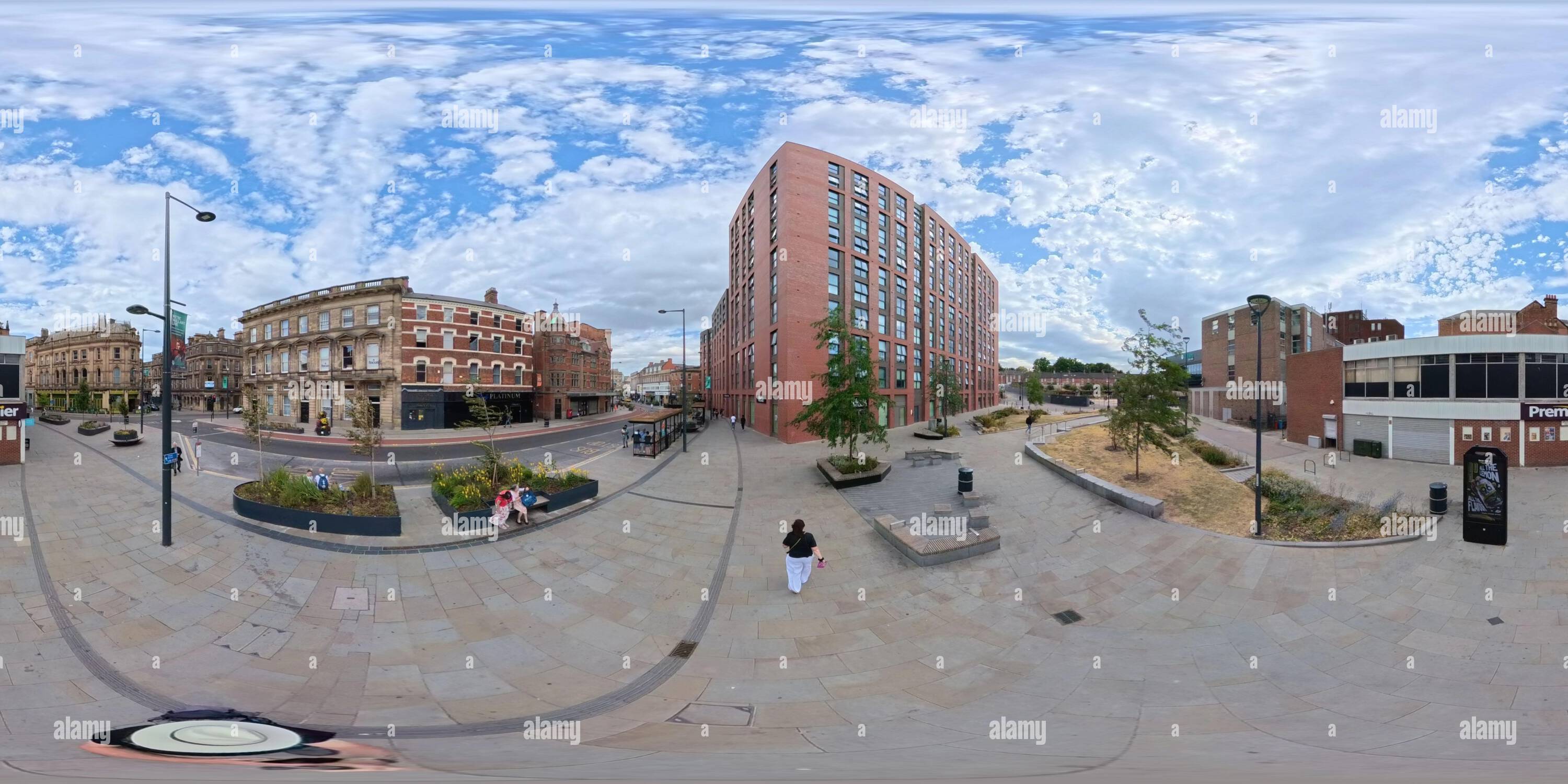 360 Grad Panorama Ansicht von Derby 360 Beckett Well Entwicklung