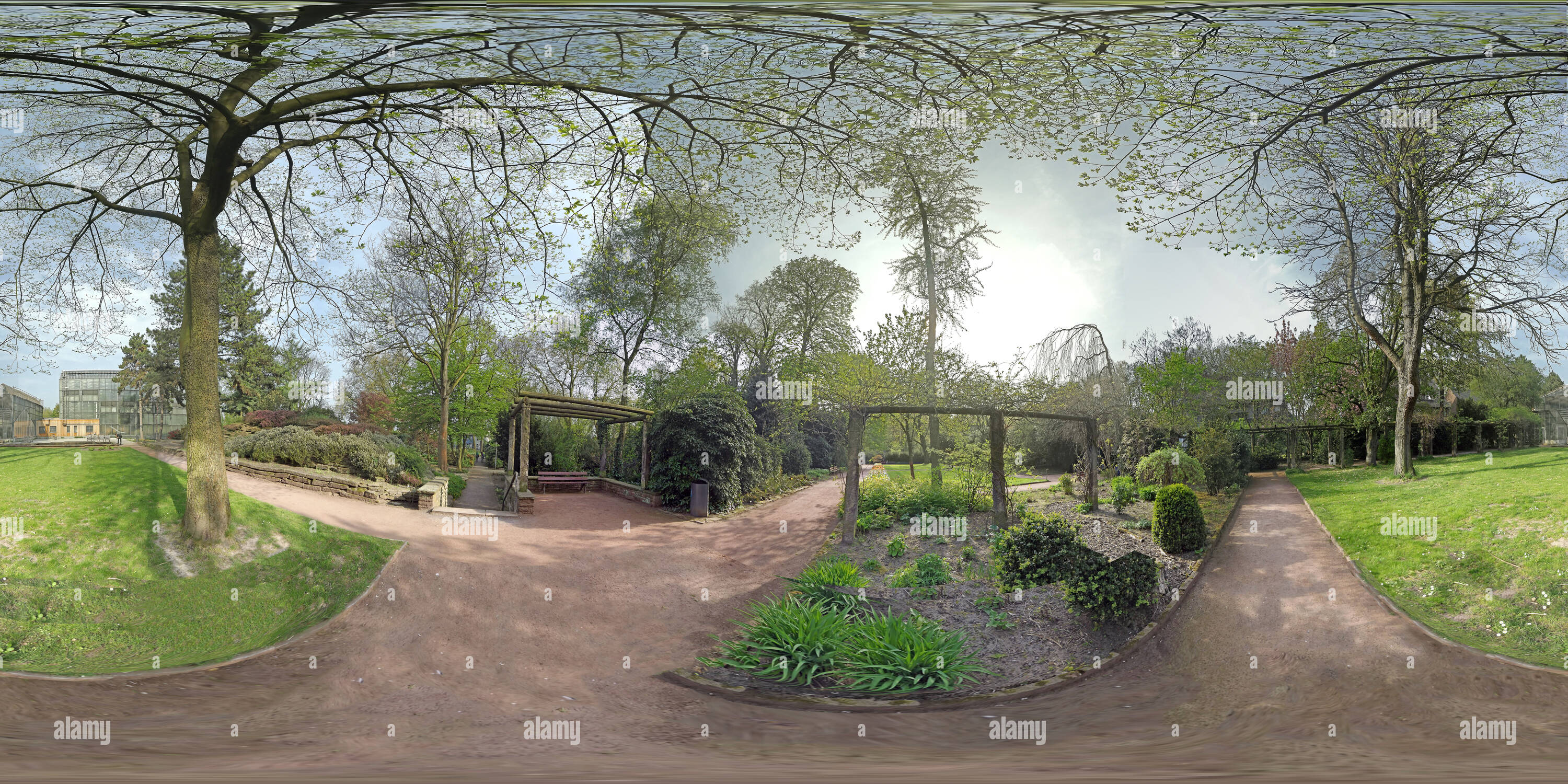 360 Ansicht Von Botanischer Garten 4 221805696 Alamy