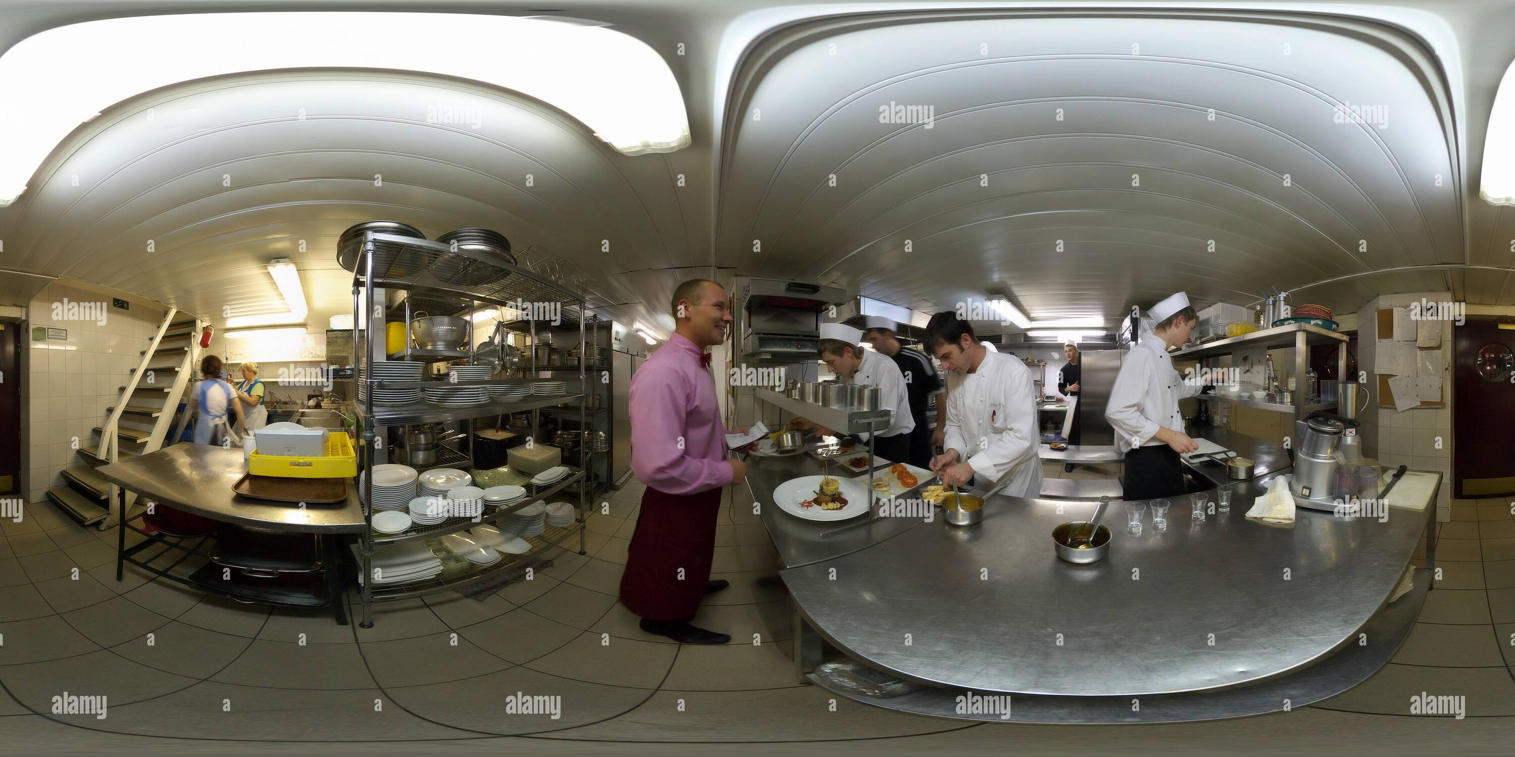 360 Grad Panorama Ansicht von Restaurant 'Nostalgie'