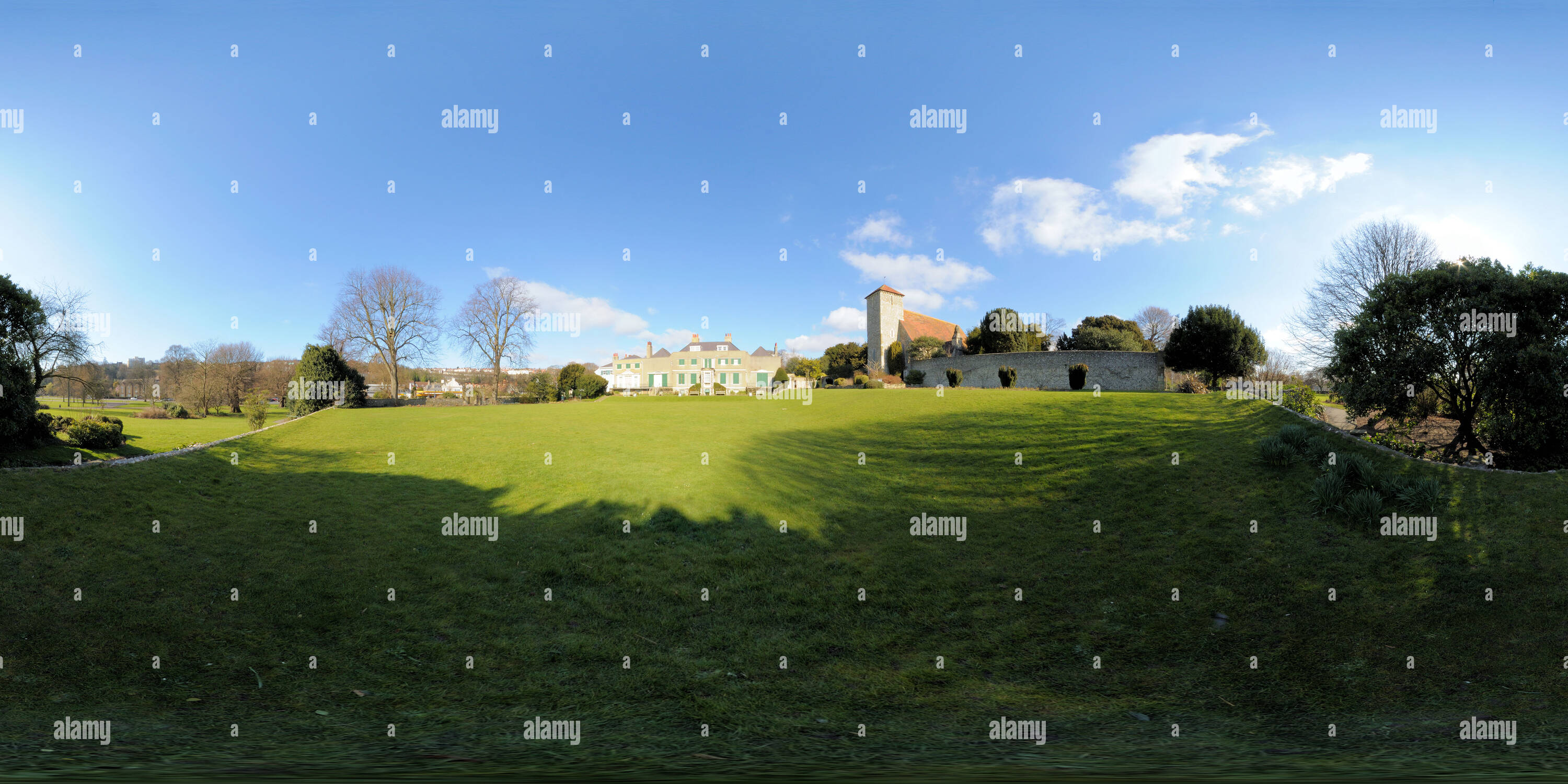 360 Grad Panorama Ansicht von Preston Manor