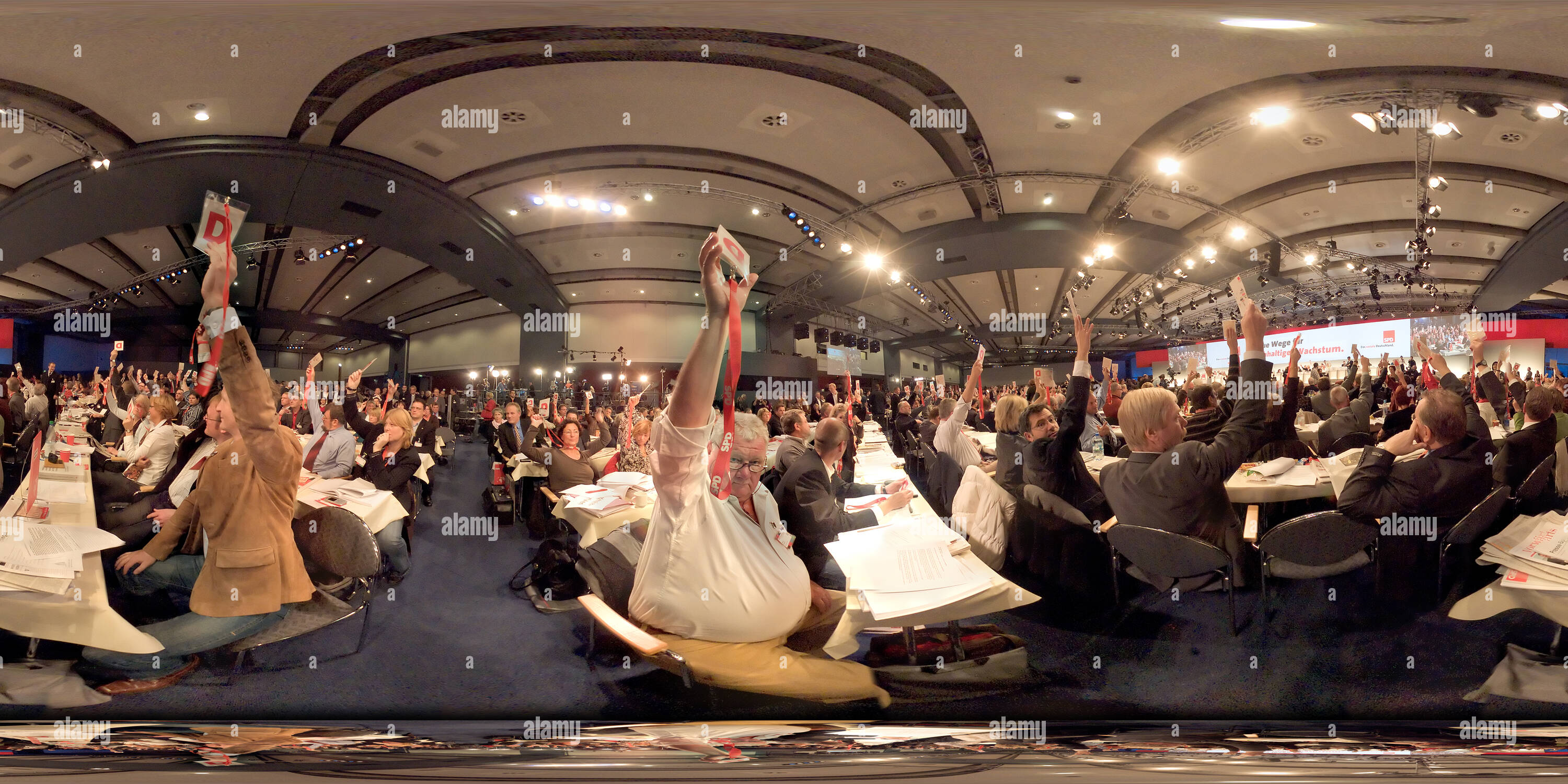 360 Grad Panorama Ansicht von CCH Congress Center Hamburg