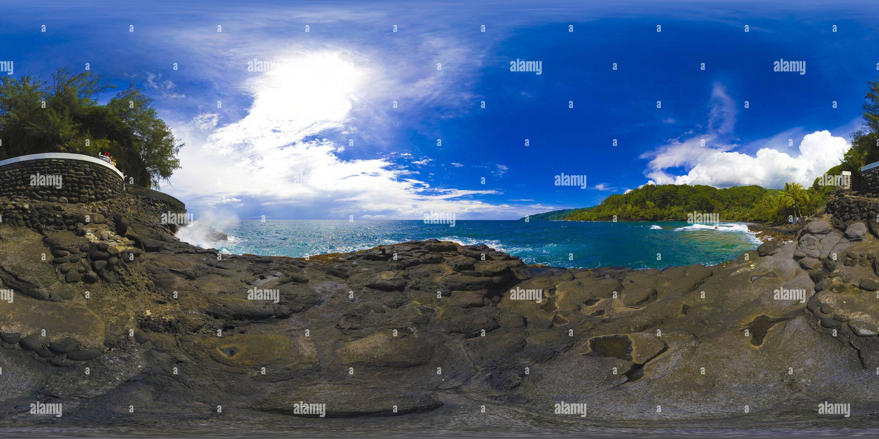 360 Grad Panorama Ansicht von Le Trou du Souffleur