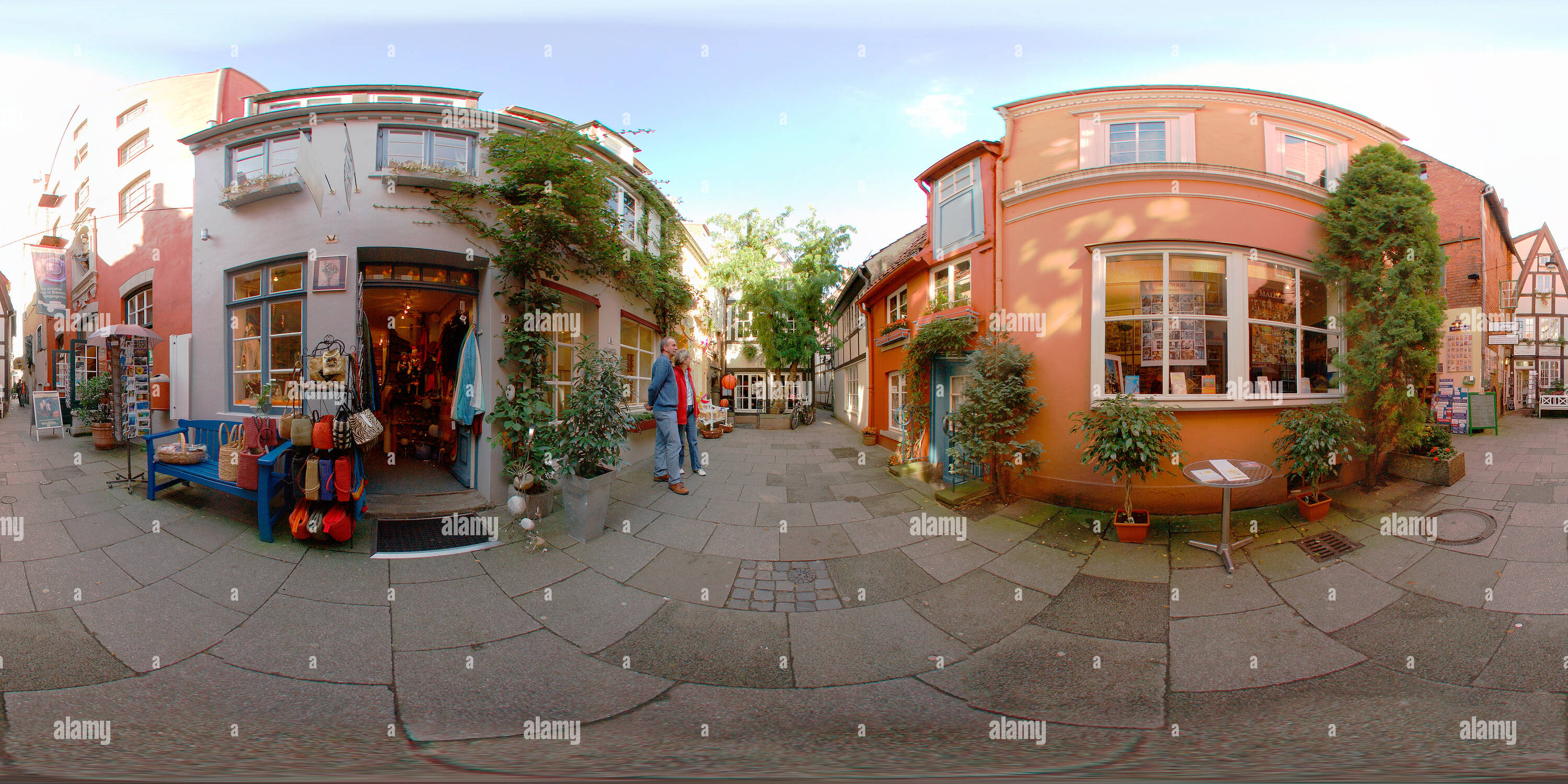 360 Grad Panorama Ansicht von Alte Bremen