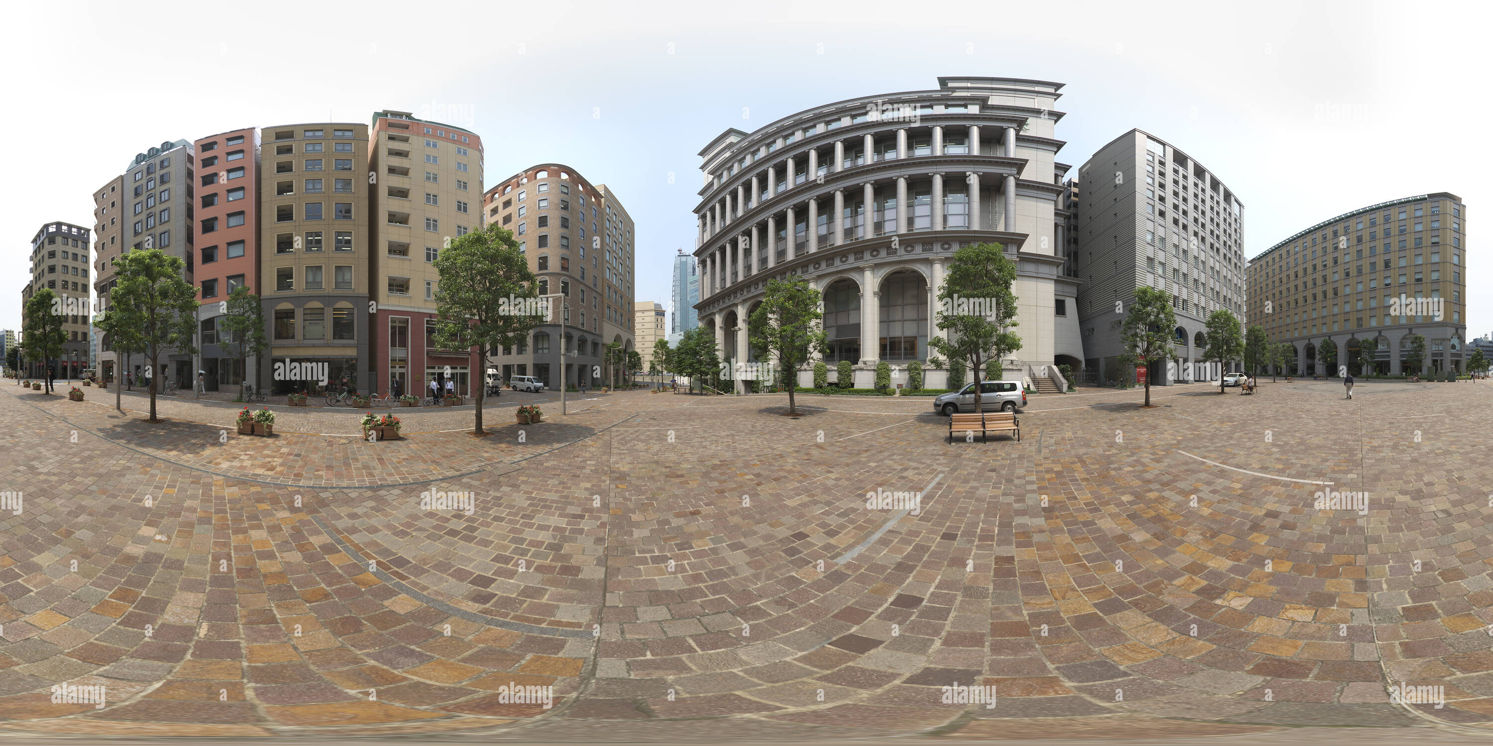 360 Grad Panorama Ansicht von Shiodome Sio-Website