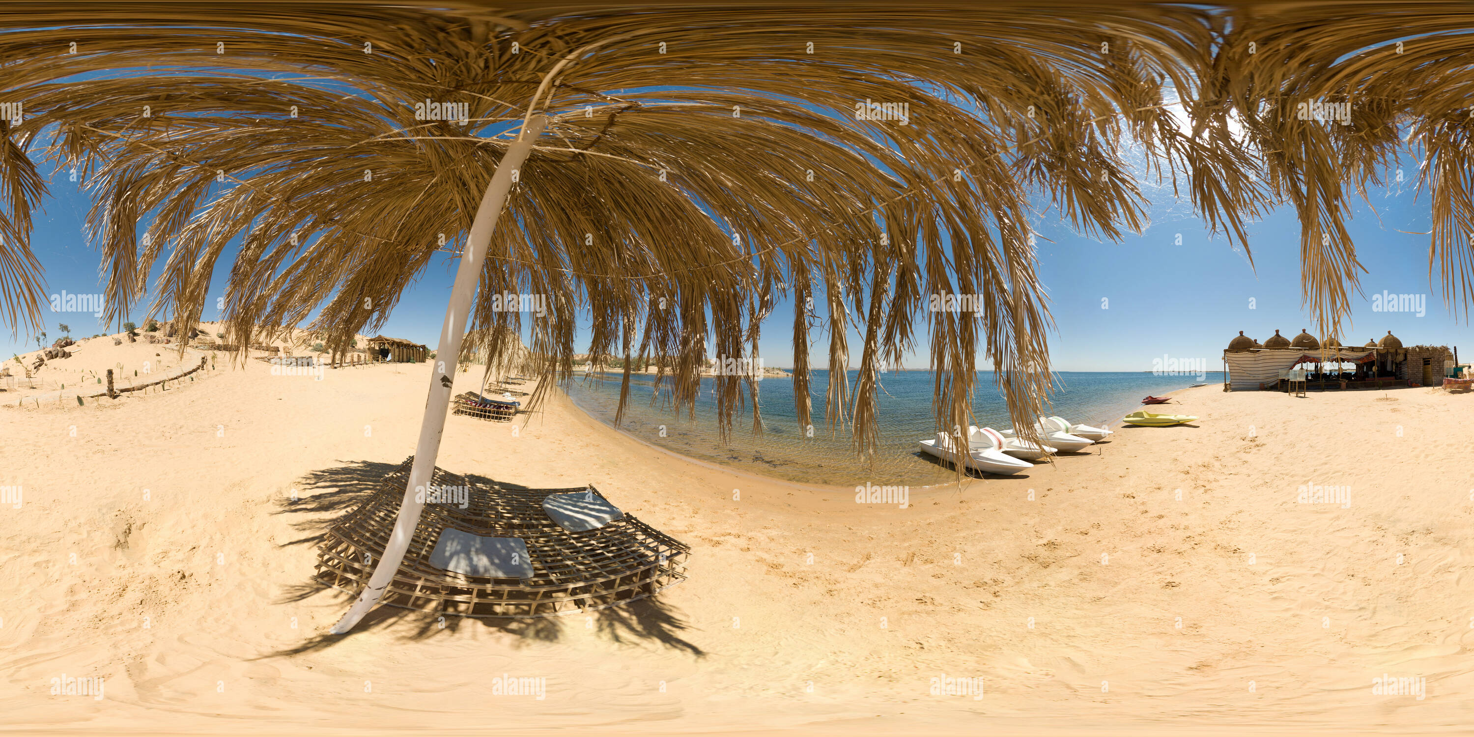 360 Grad Panorama Ansicht von Die Crocodiel (sic!) Insel