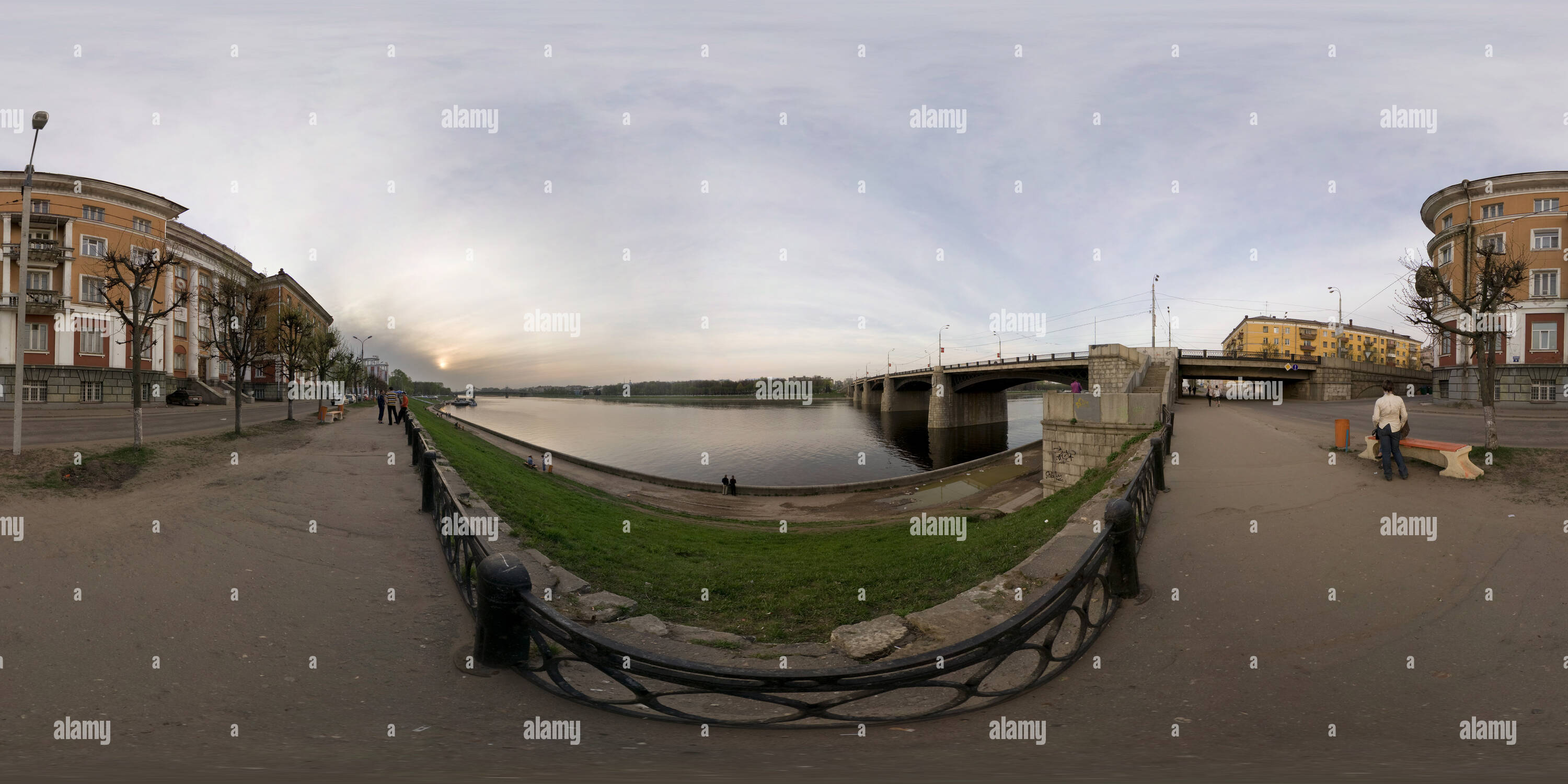 360 Grad Panorama Ansicht von Naberezhnaya Stepana Razina, 2 (Stepan Rasin enbarkment)