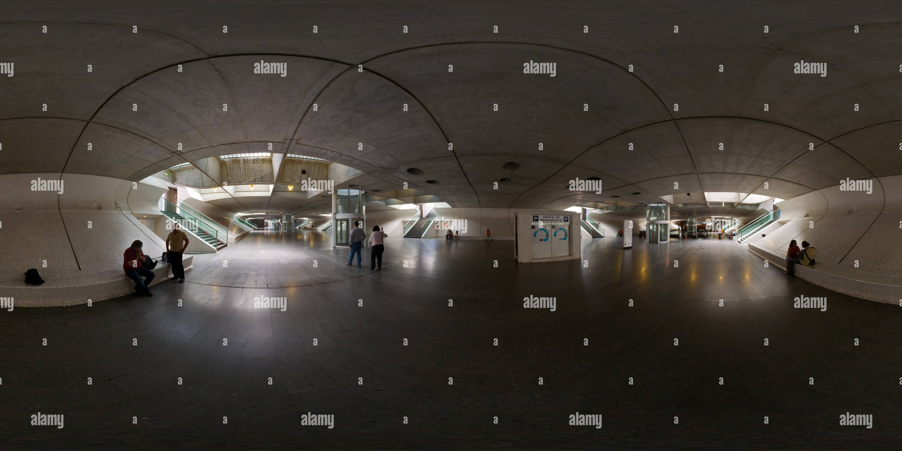 360 Grad Panorama Ansicht von Gare do Oriente