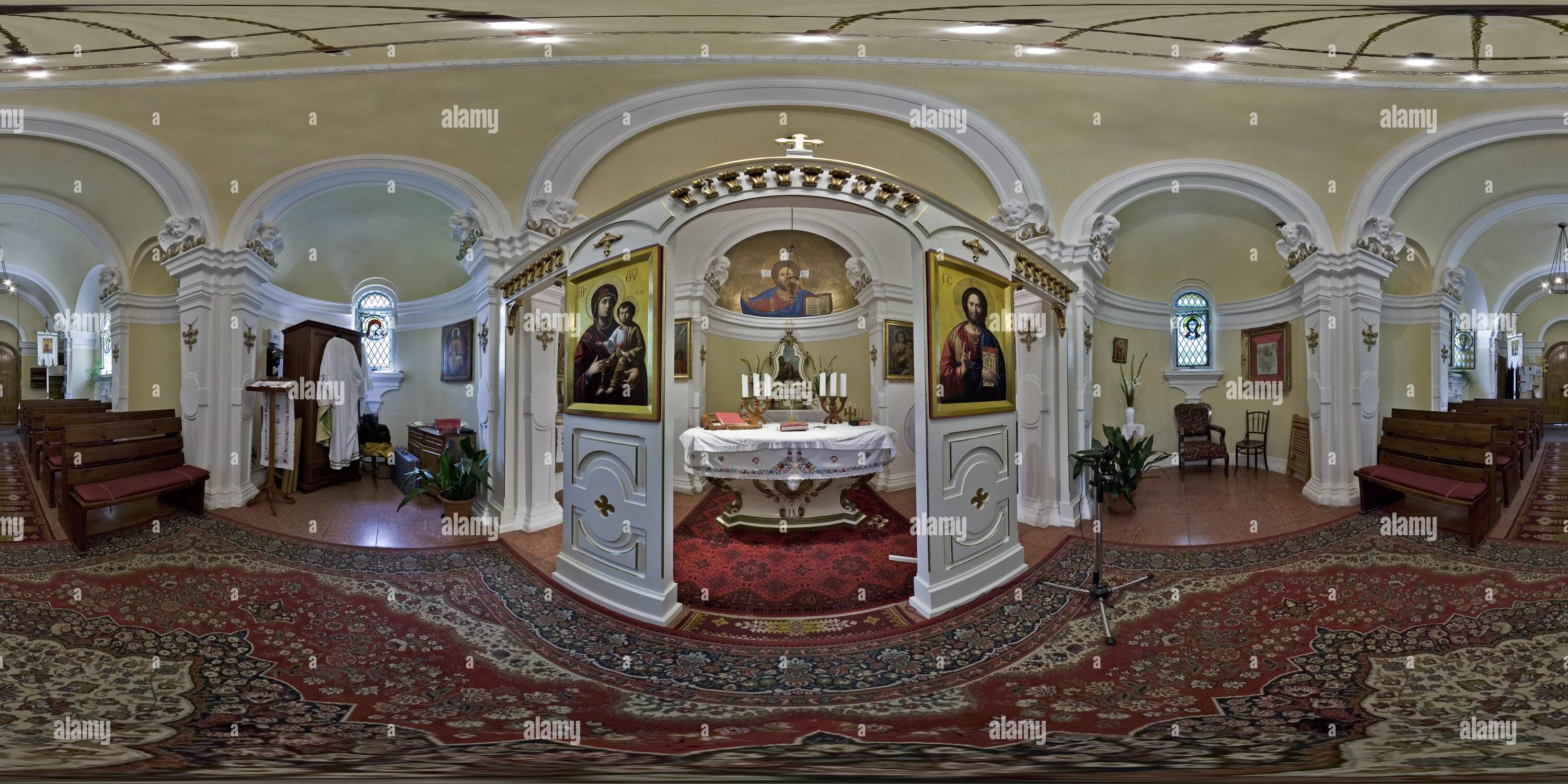 360 Grad Panorama Ansicht von St. Rosalia griechische Chatolic Kapelle