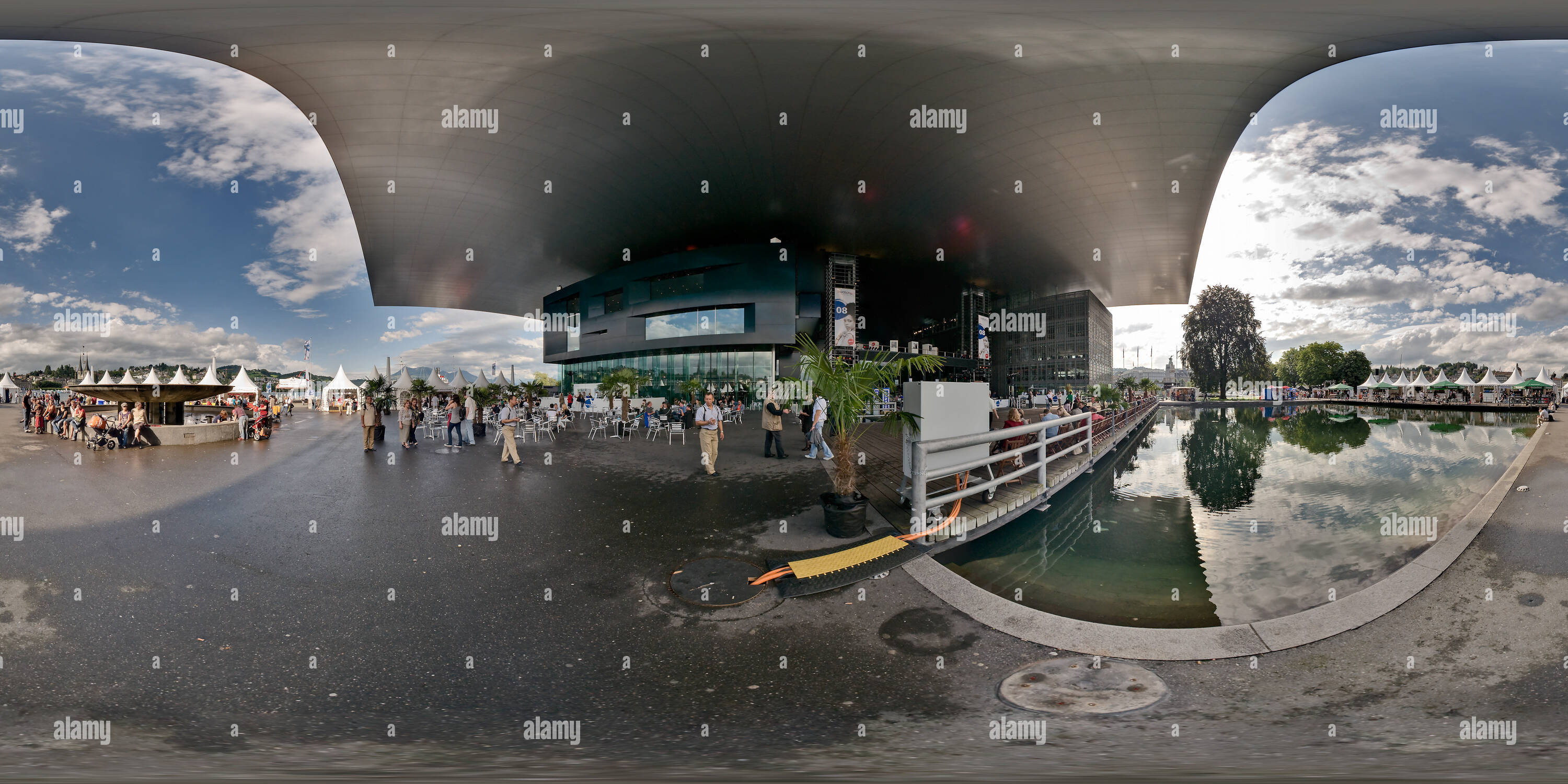 360 Grad Panorama Ansicht von KKL Luzern