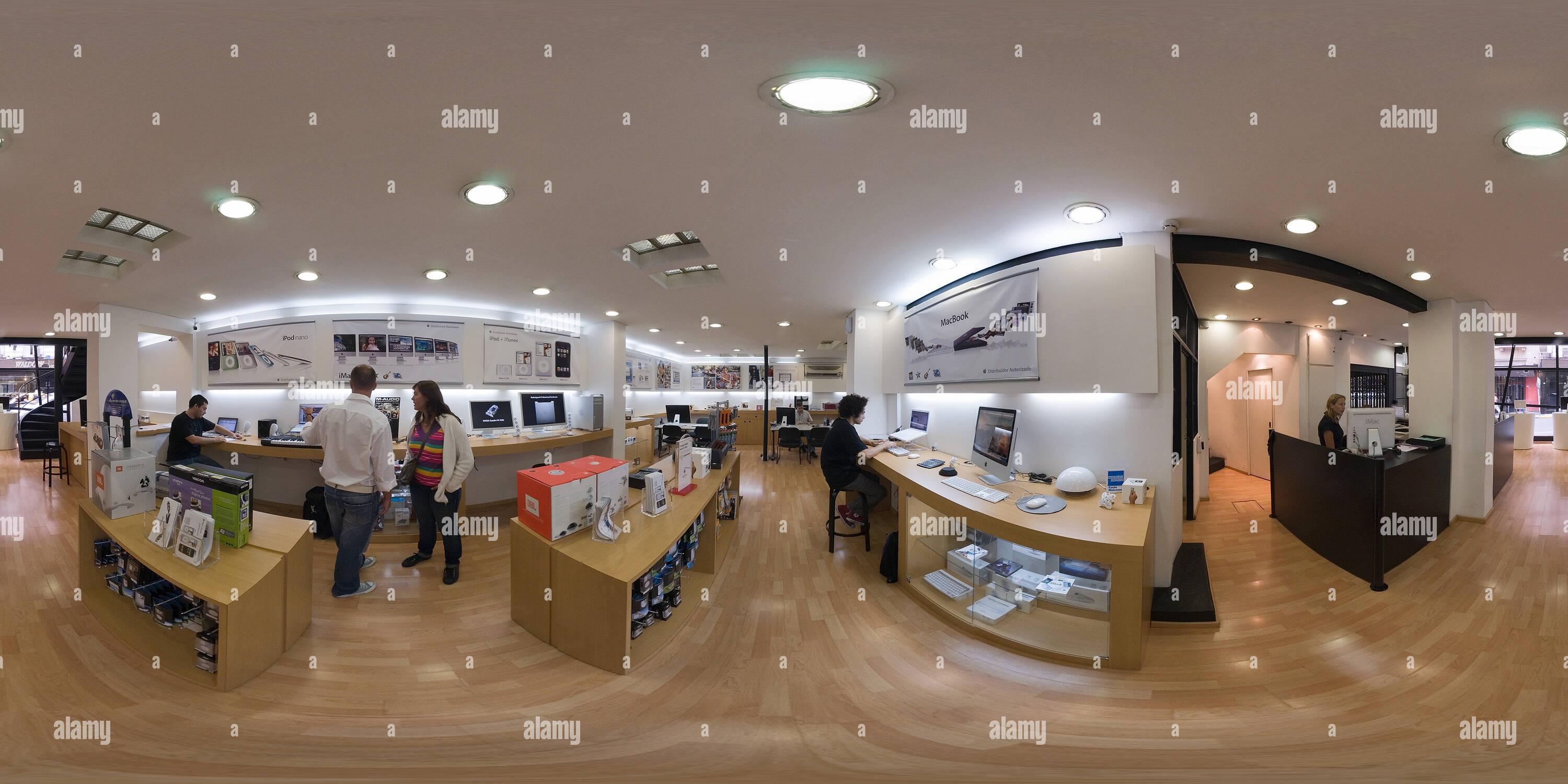 360 Grad Panorama Ansicht von Apple Reseller