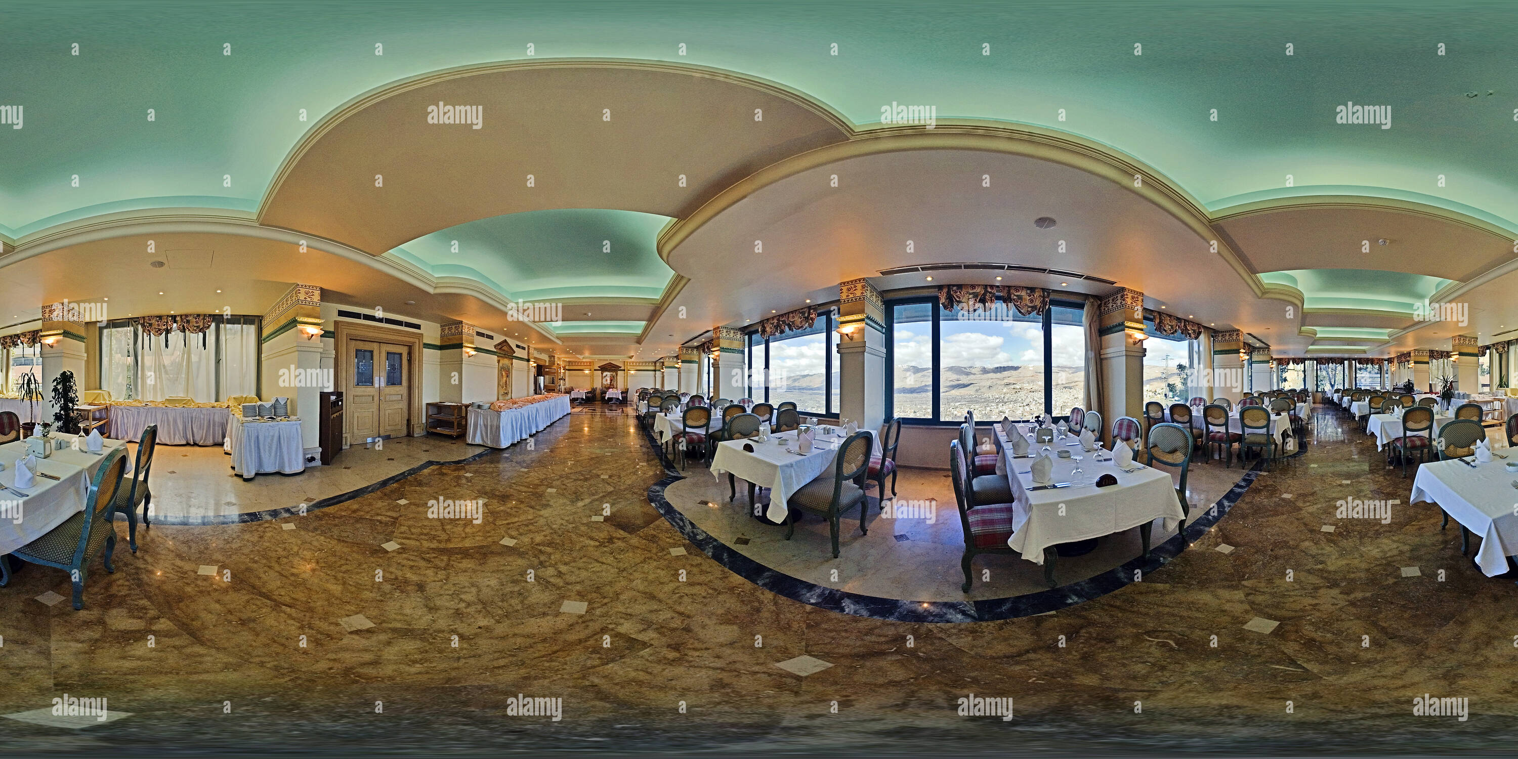 360 Grad Panorama Ansicht von Restaurant