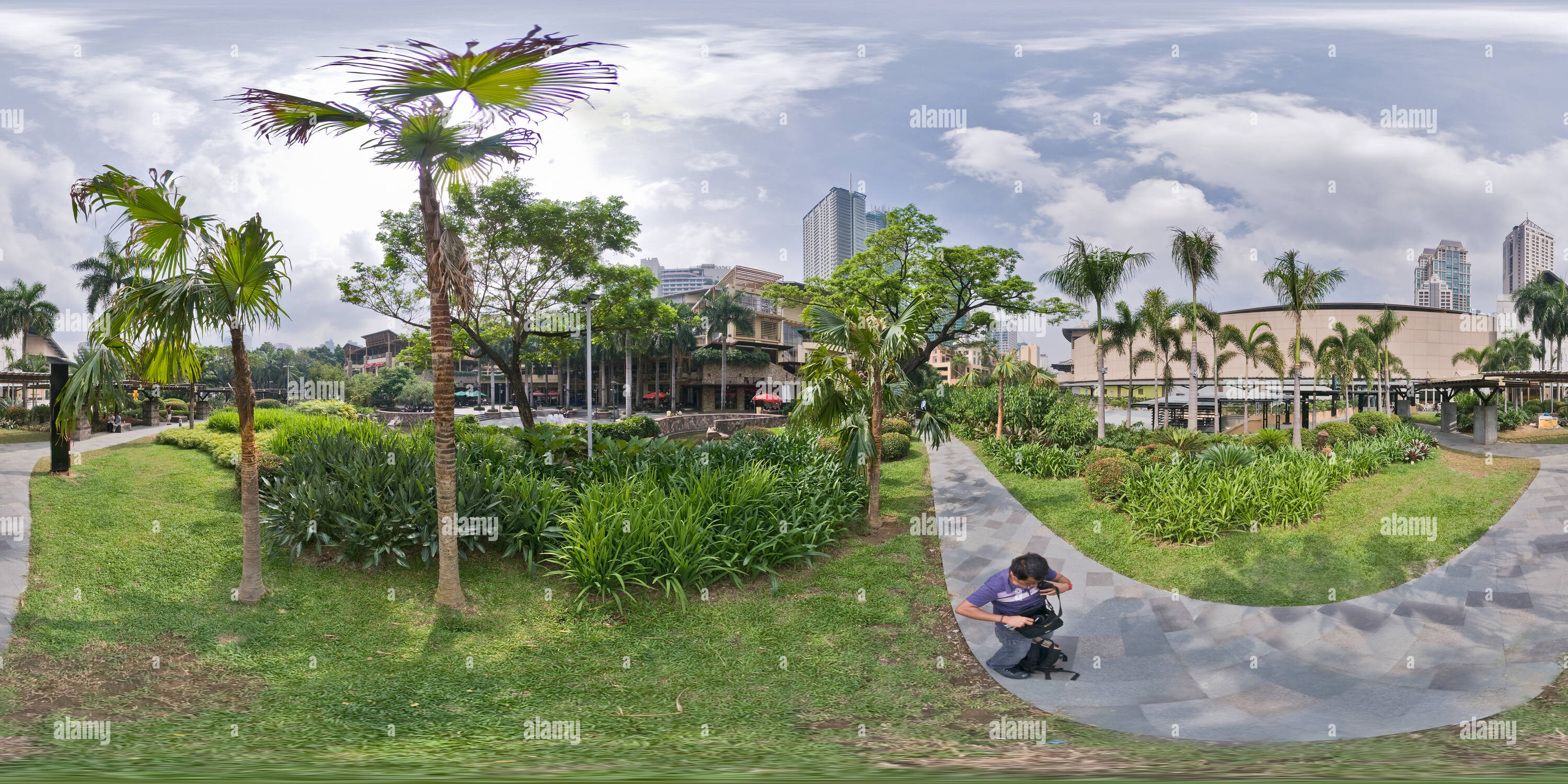 360 Grad Panorama Ansicht von Makati Greenbelt 2009