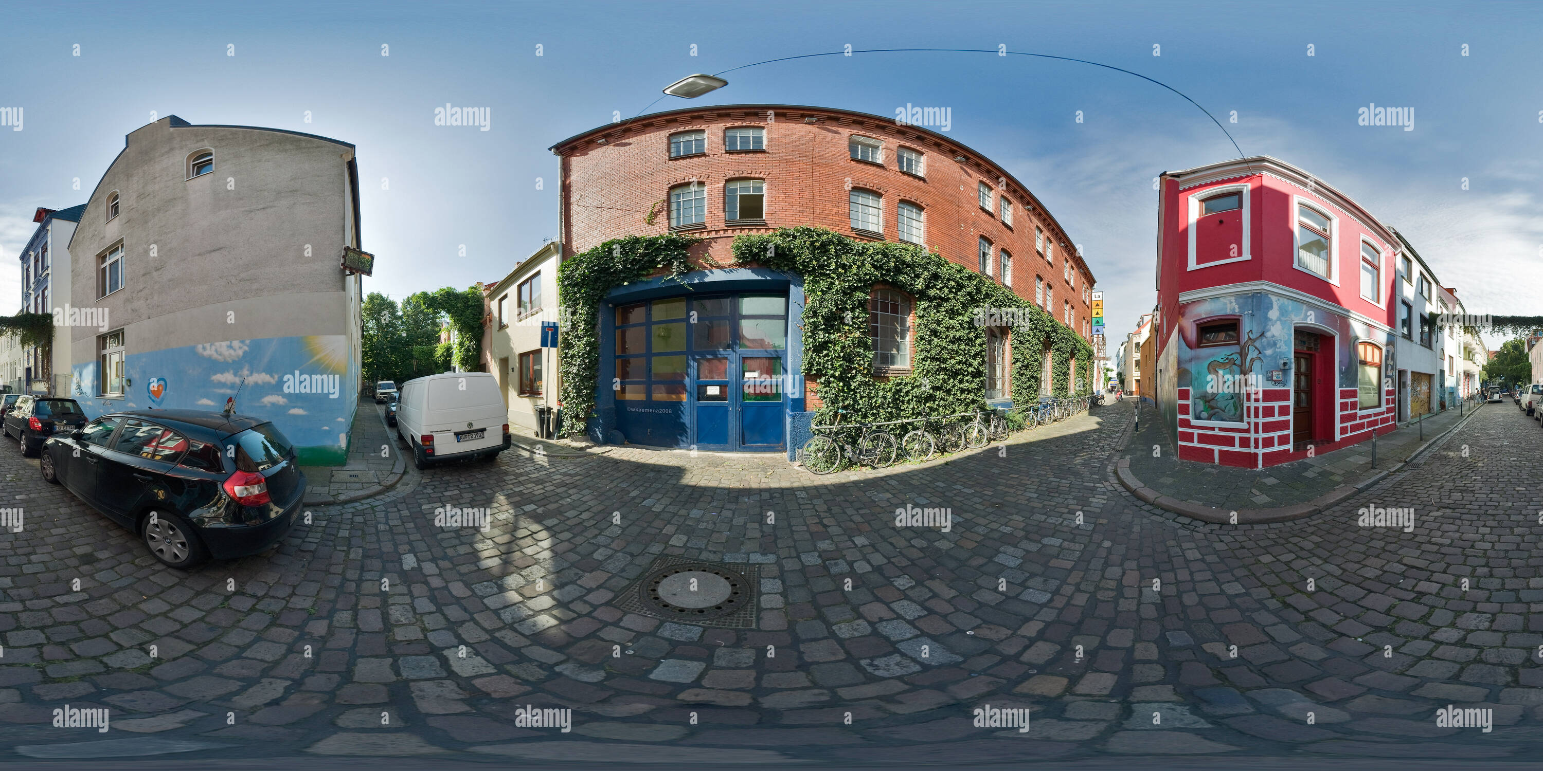 360 Grad Panorama Ansicht von Im Viertel