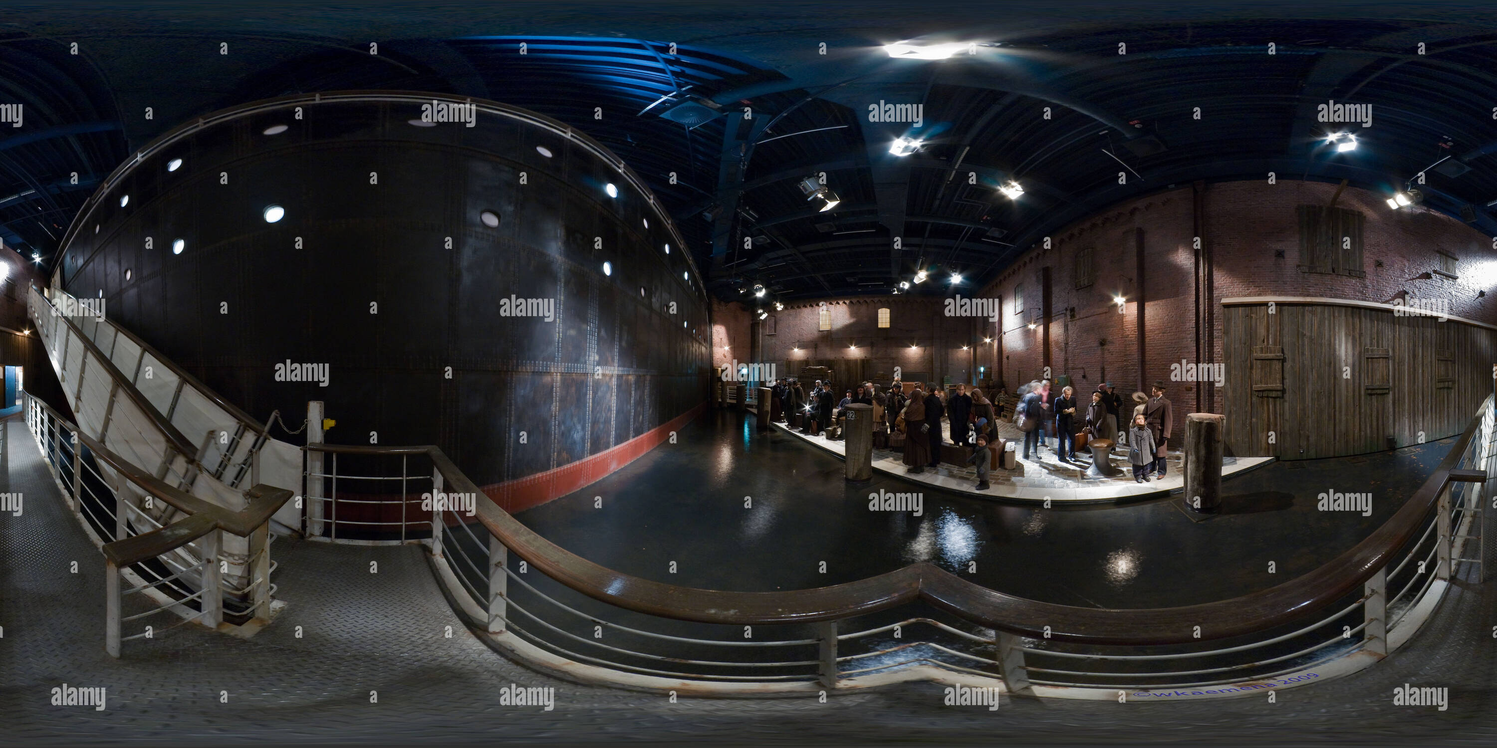 360 Grad Panorama Ansicht von Gangway