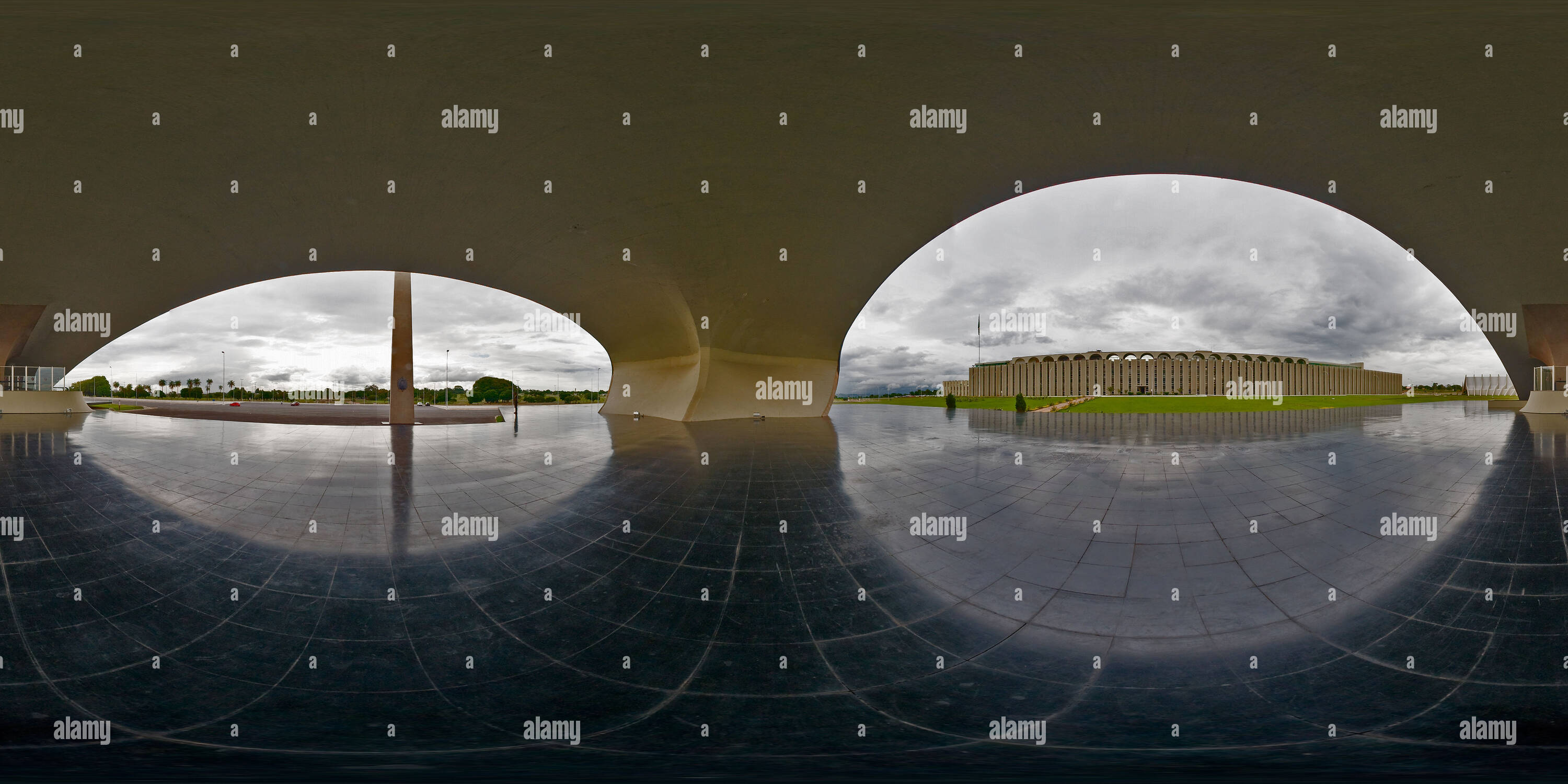 360 Grad Panorama Ansicht von Anfiteatro da Praça Duque de Caxias