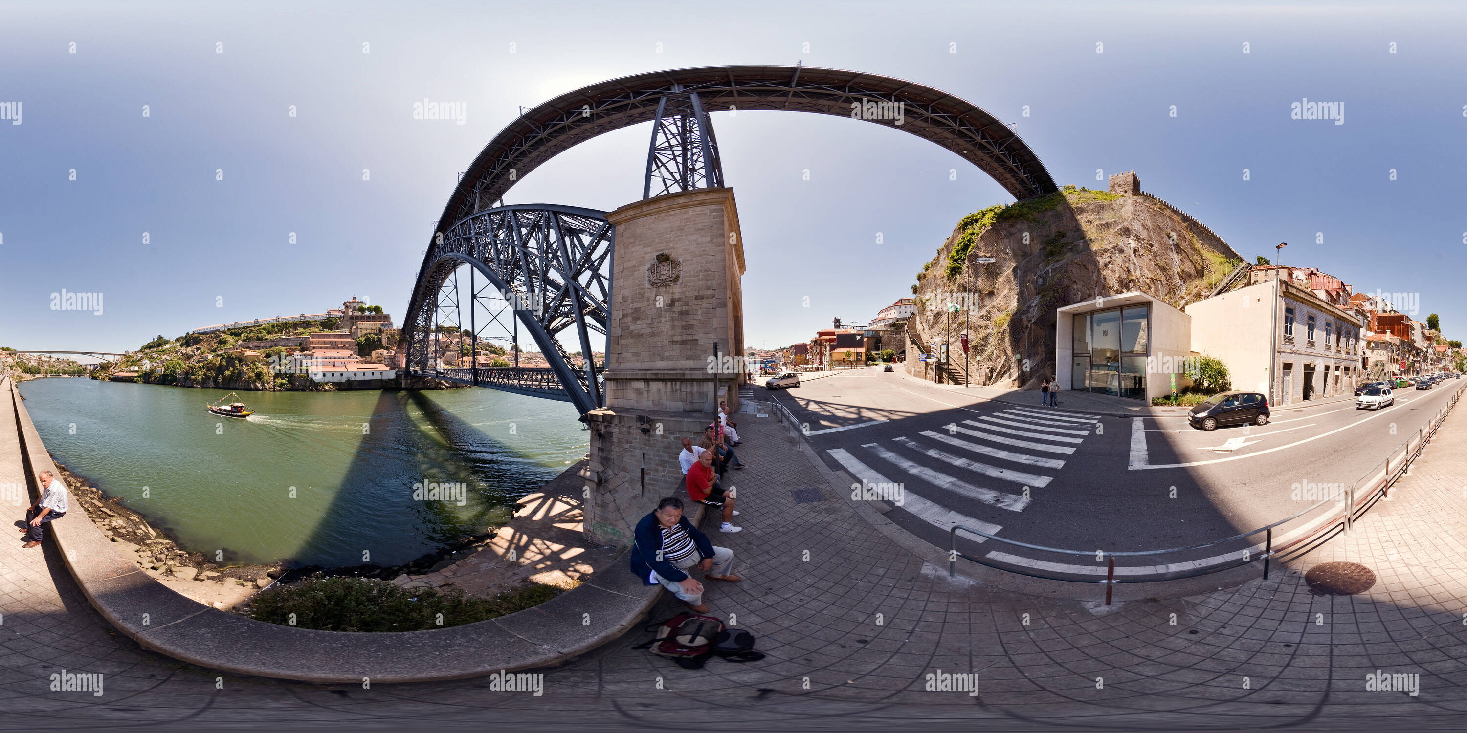 360 Grad Panorama Ansicht von Ponte Dom Luis