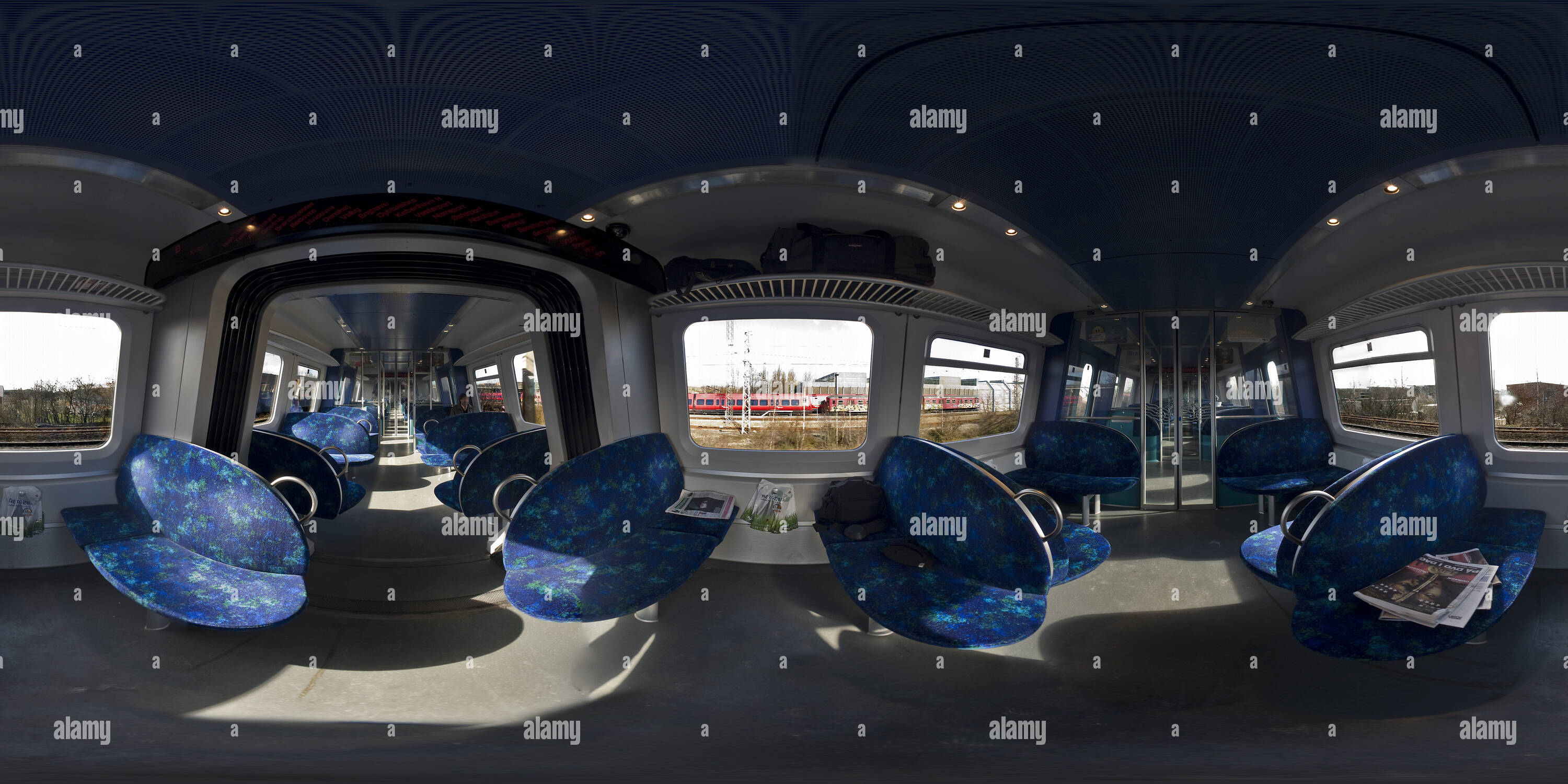 360 Grad Panorama Ansicht von DSB S-Tog