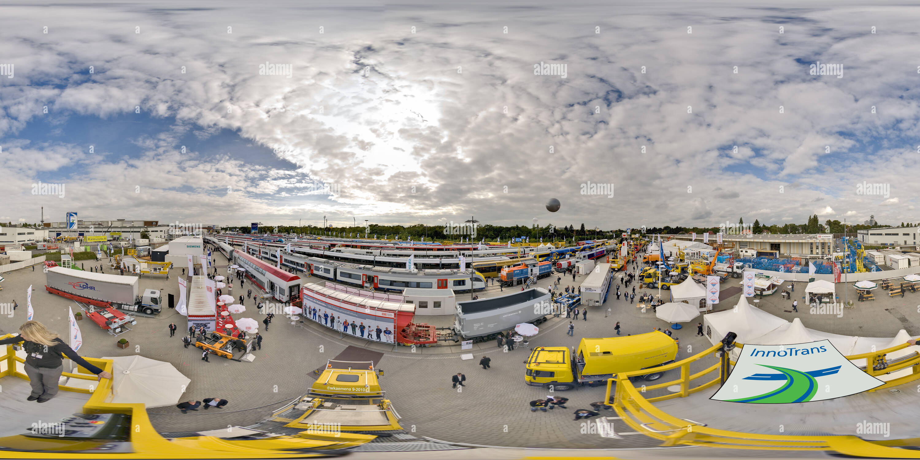 360 Grad Panorama Ansicht von InnoTrans 2010 in Berlin