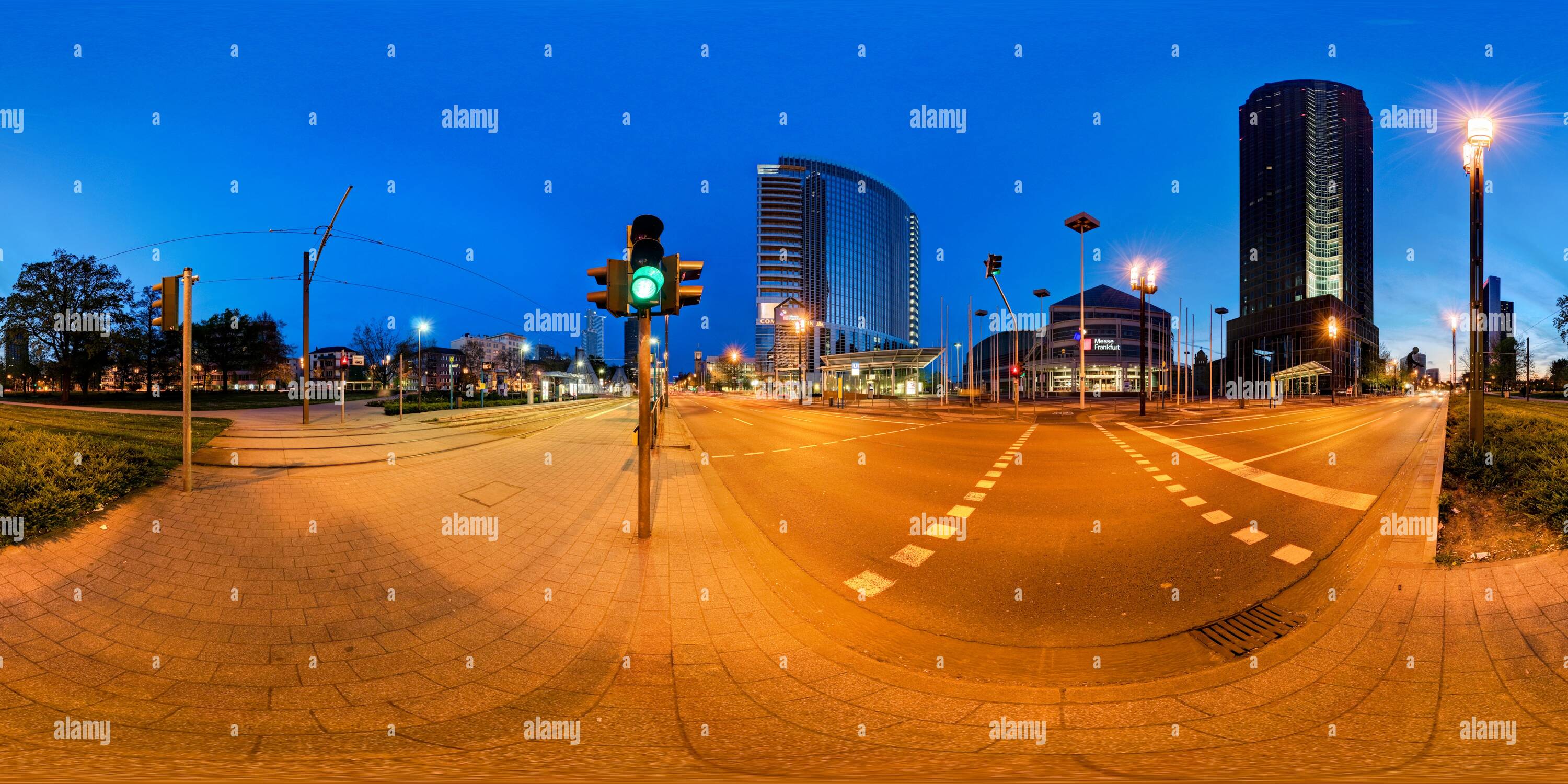 360 Grad Panorama Ansicht von Friedrich-ebert-Anlage