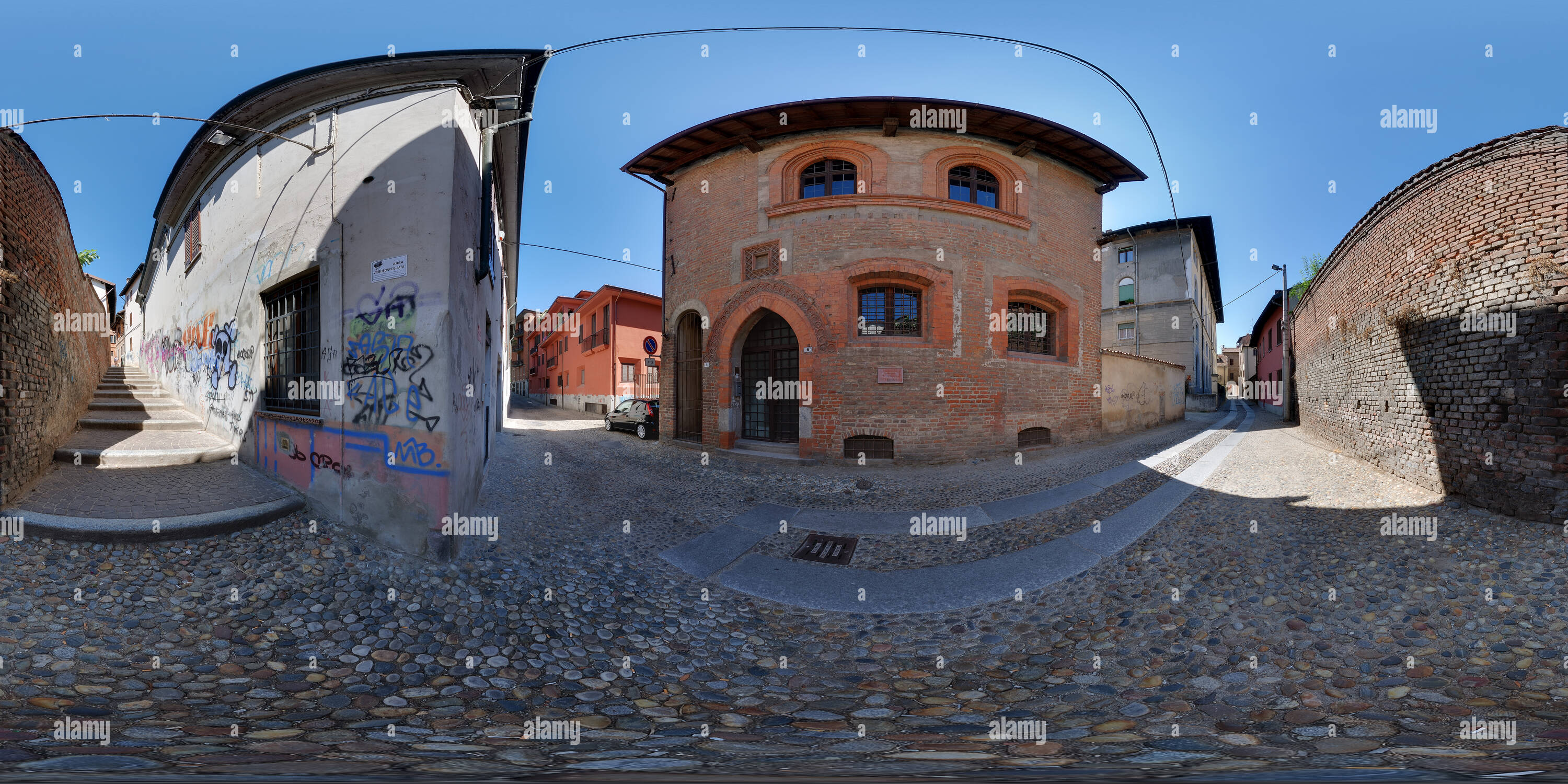 360 Grad Panorama Ansicht von Casa degli Eustachi