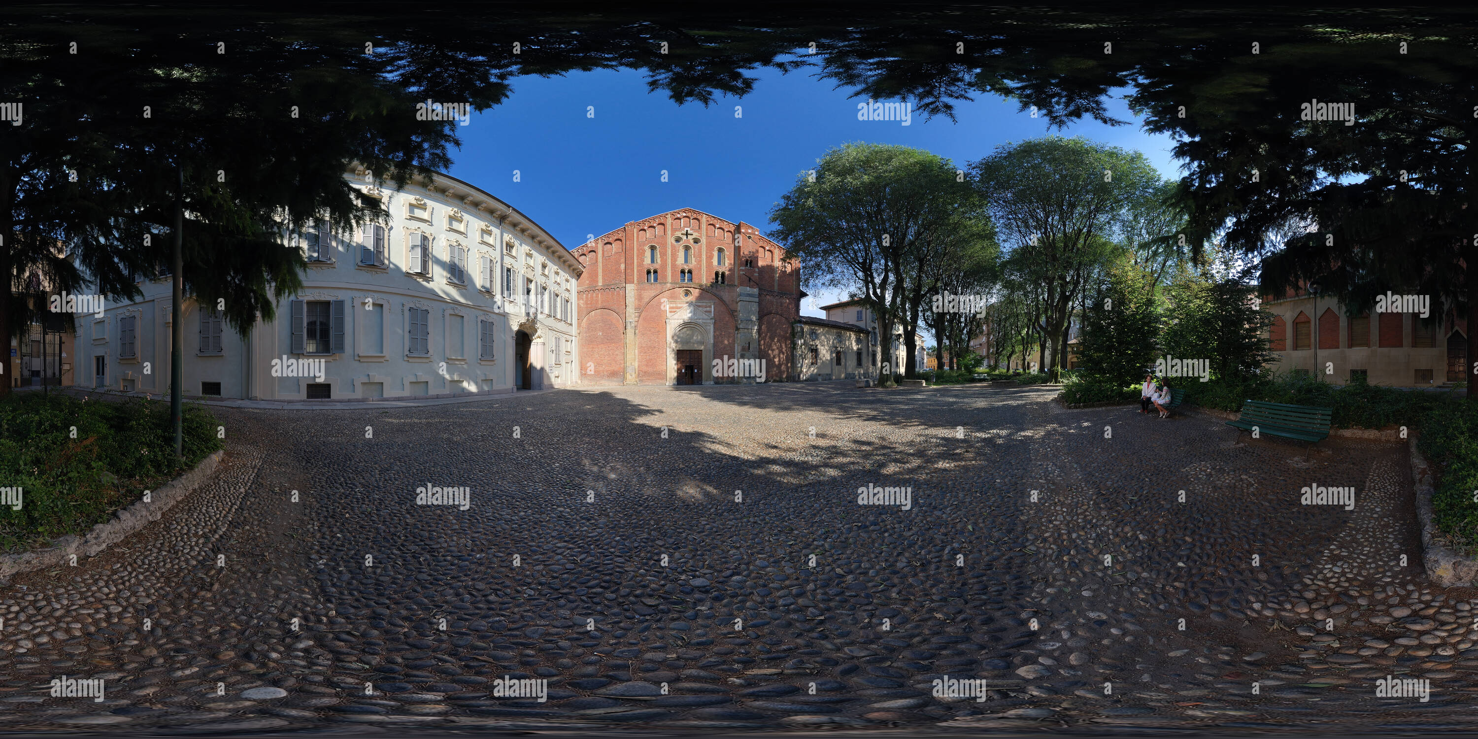 360 Grad Panorama Ansicht von San Pietro in Ciel d'Oro Basilika