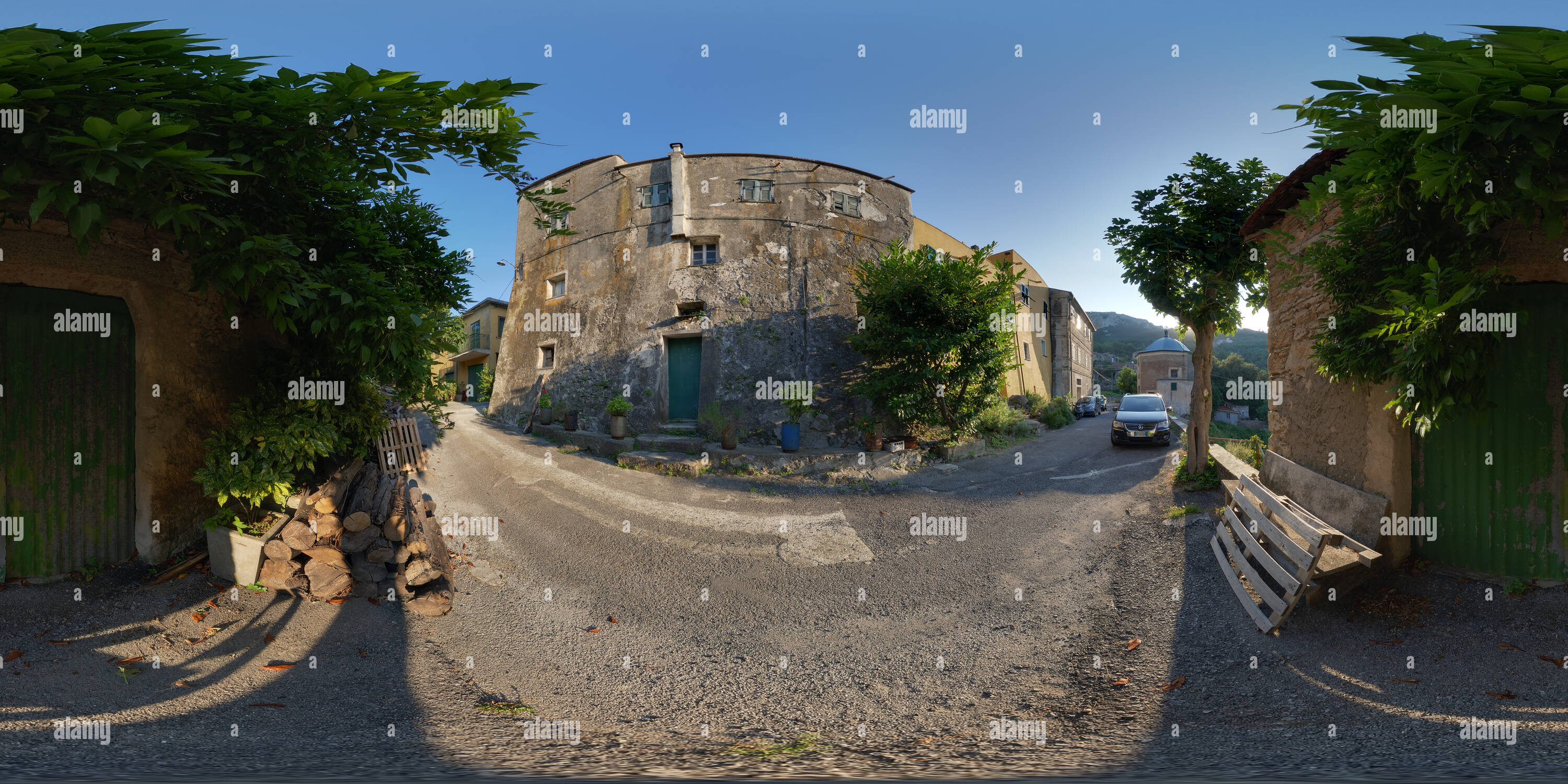 360 Grad Panorama Ansicht von Boragni (Orco-Feglino)