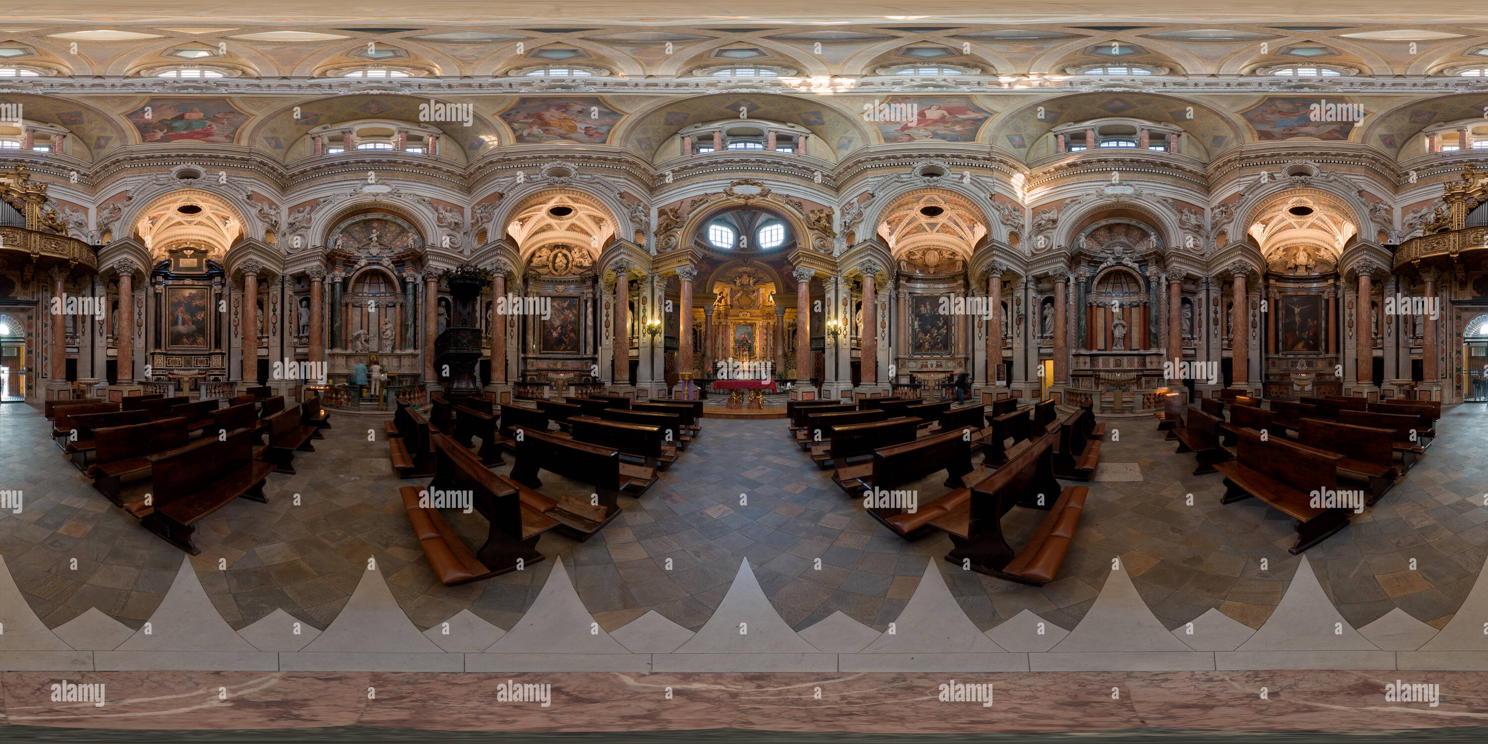 360 Grad Panorama Ansicht von Königliche Kirche von St. Lawrence