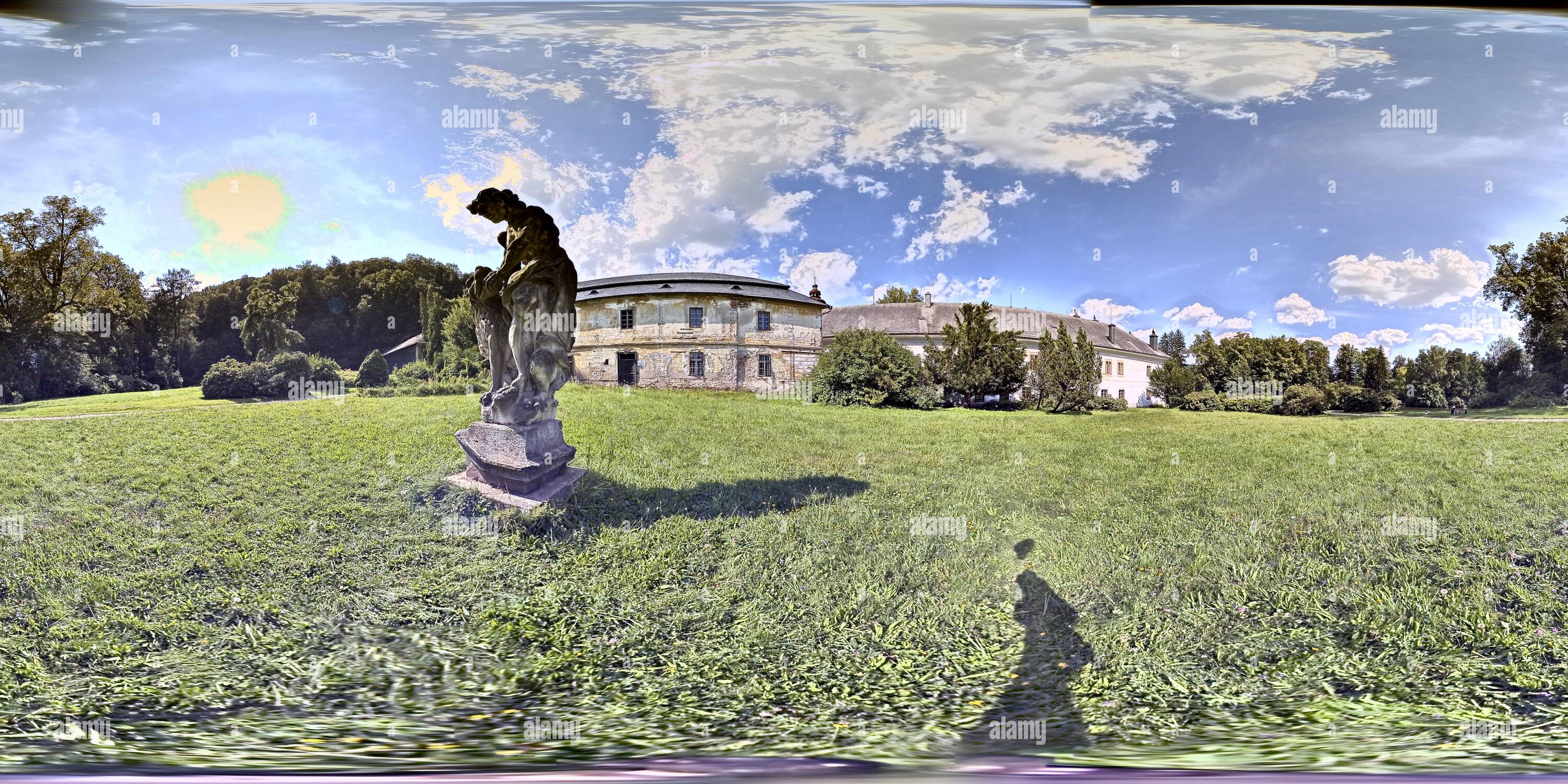 360 Grad Panorama Ansicht von Zamek Velke Losiny I