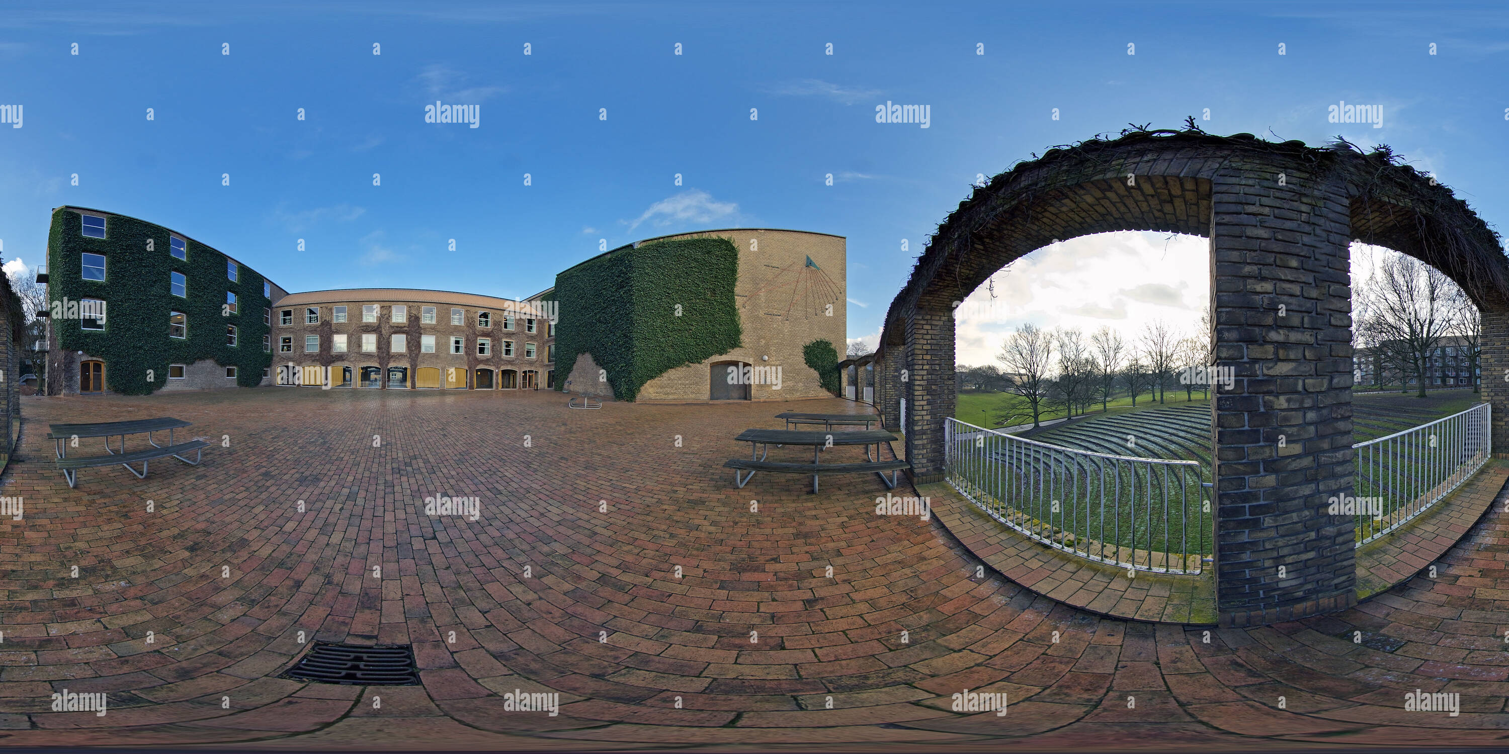 360 Grad Panorama Ansicht von Universität 0 w Aarhus