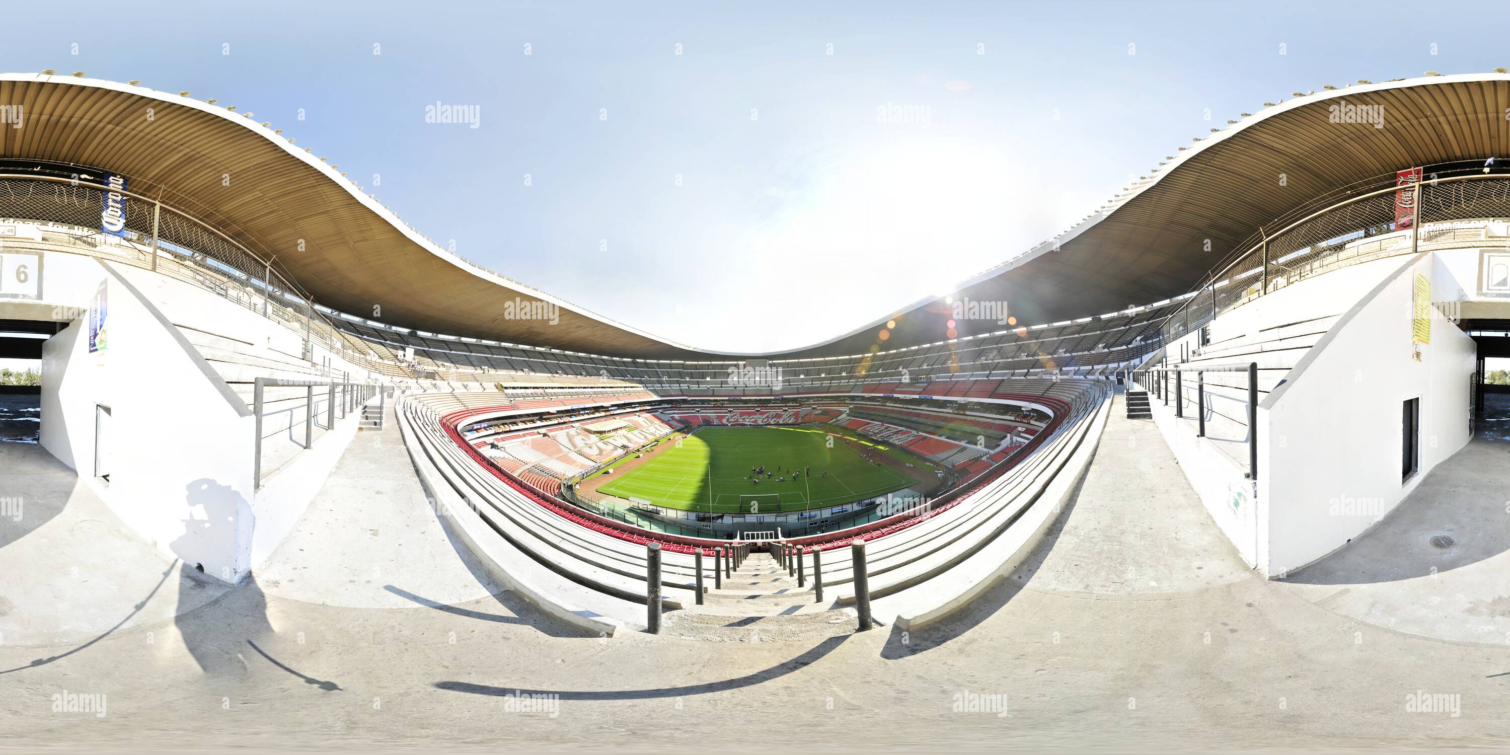 360 °-Ansicht auf Aztec Stadium in Mexiko Stadt - Alamy