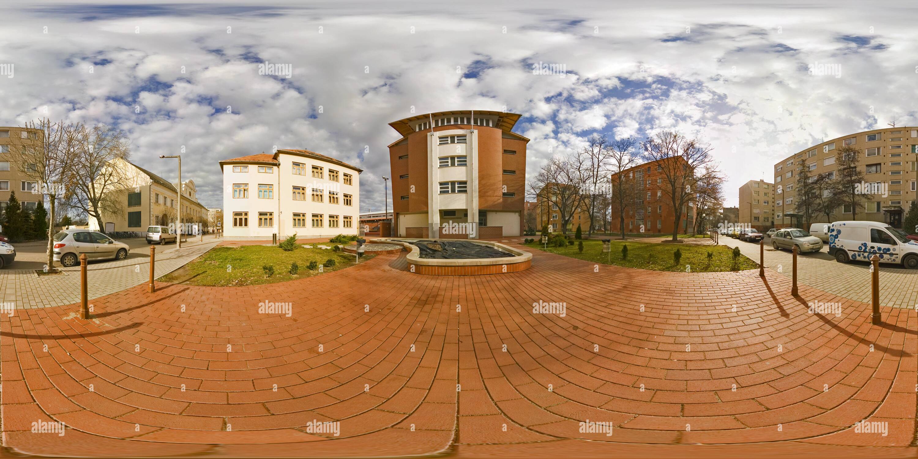 360 Grad Panorama Ansicht von Makó: Joseph Pulitzer Student Hostel