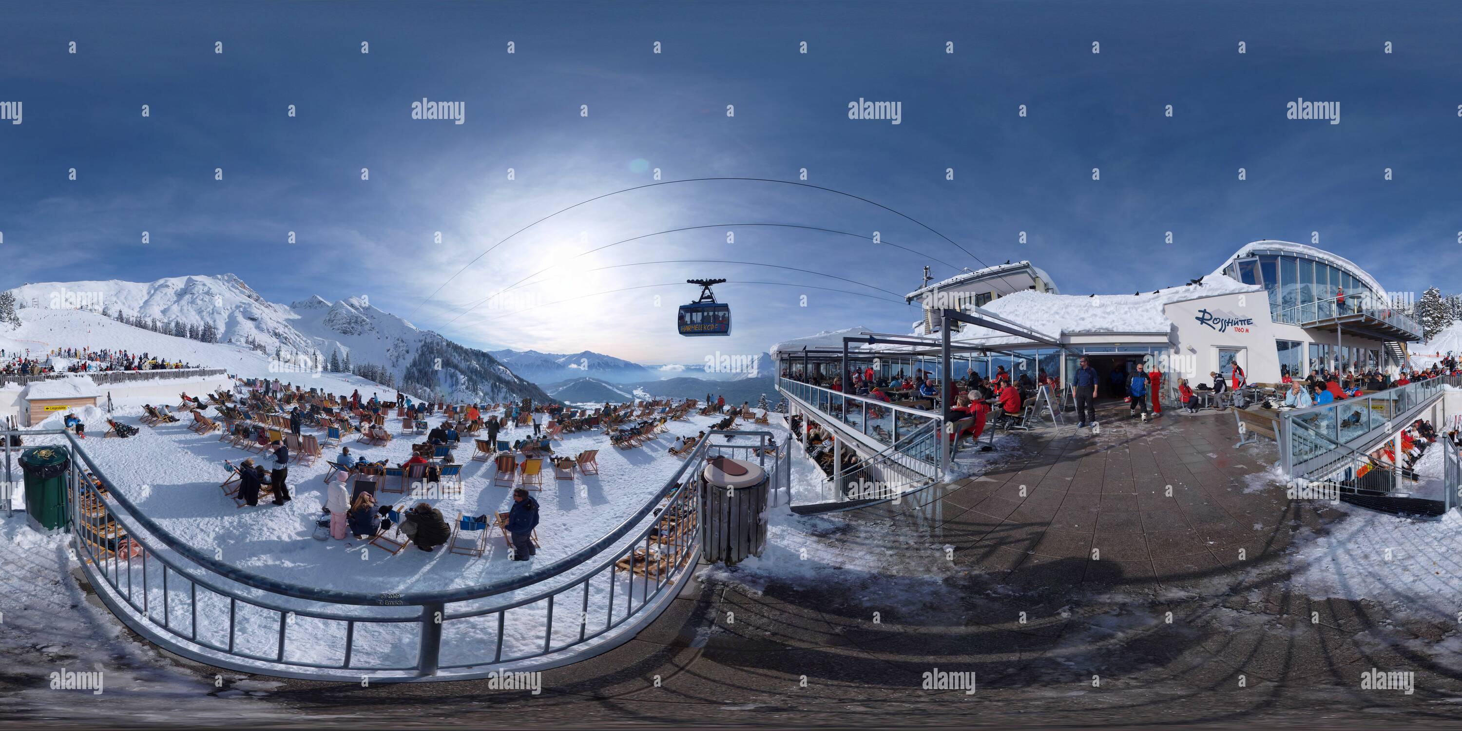 360 Grad Panorama Ansicht von Restaurant Rosshütte