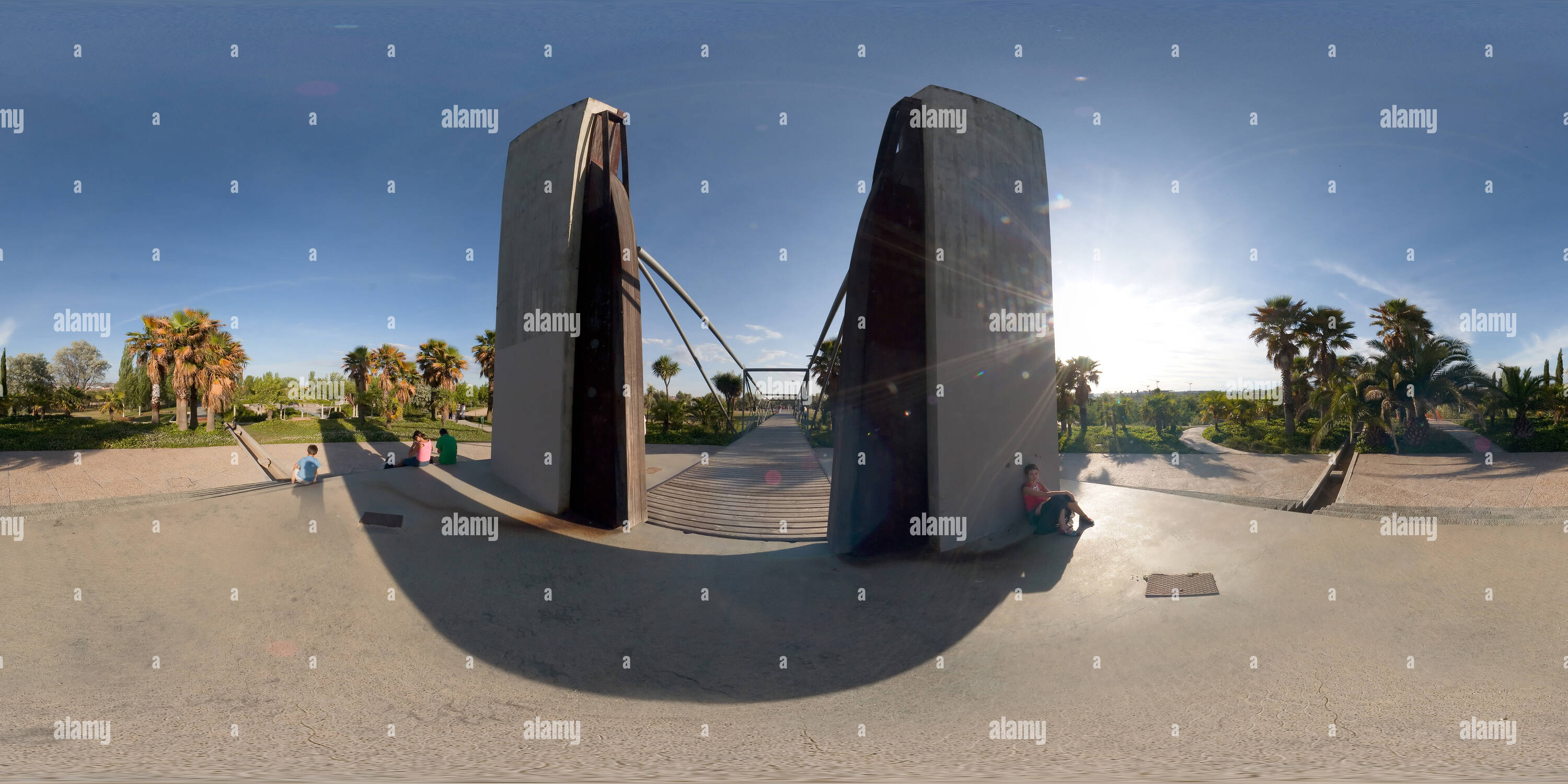 360 Grad Panorama Ansicht von Juan Carlos I Park