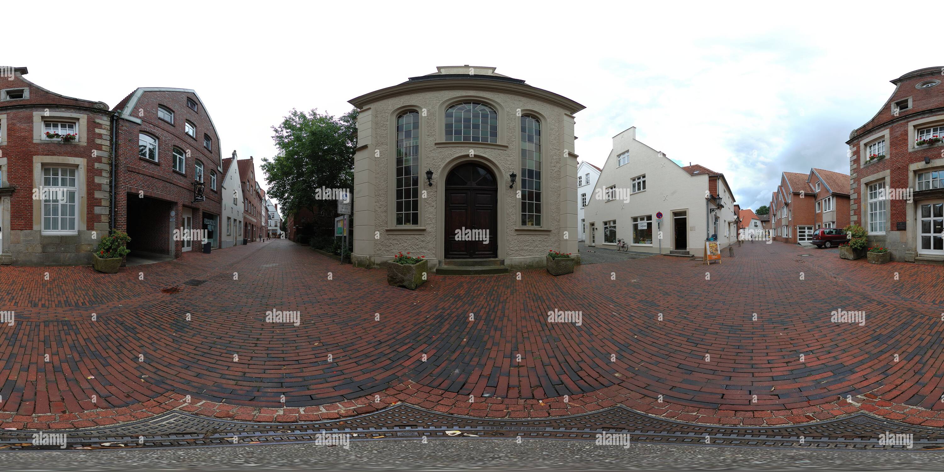 360 Grad Panorama Ansicht von Kreuzkirche Lingen/Ems