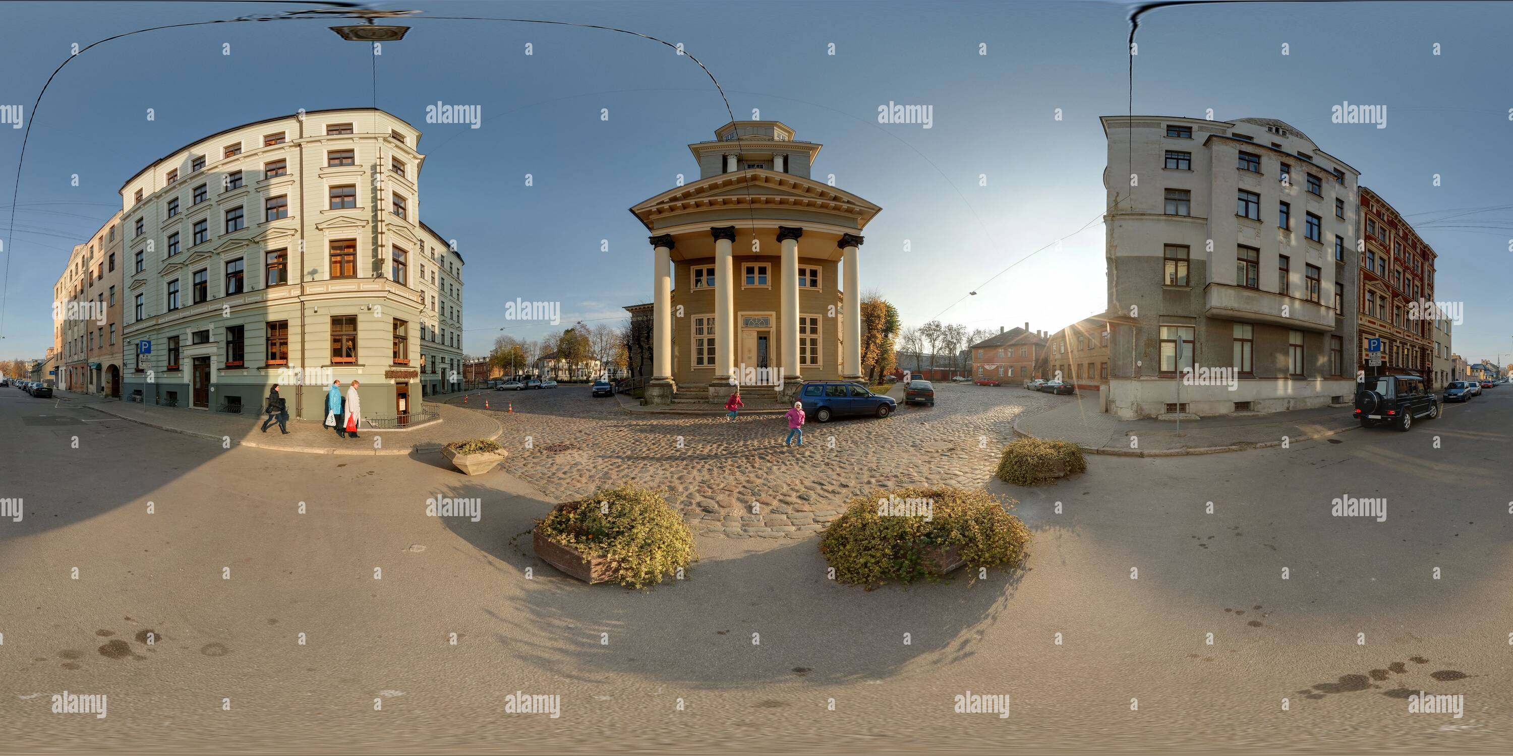 360 Grad Panorama Ansicht von Lutherische Kirche Jesu Riga, Lettland