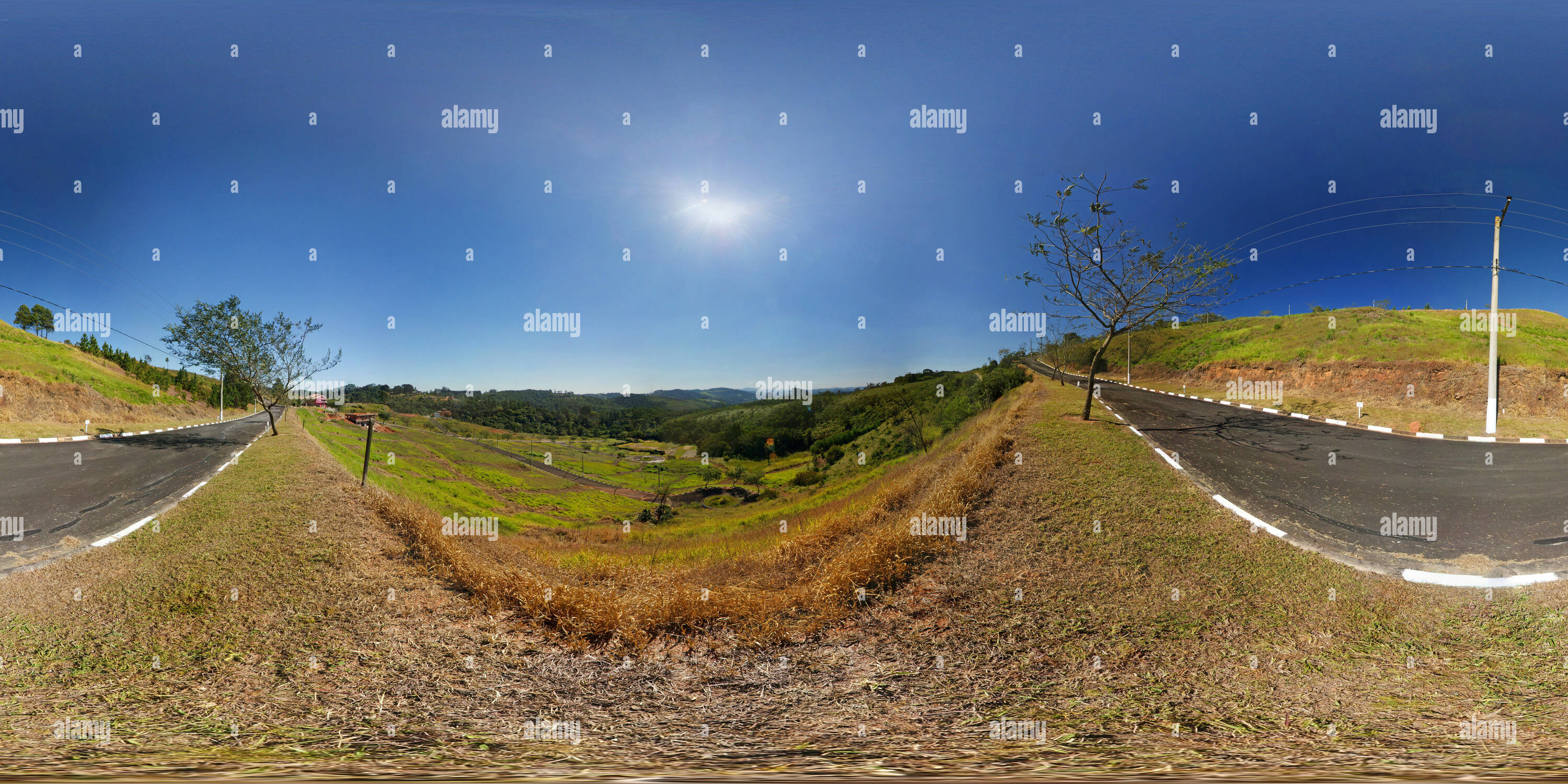 360 Grad Panorama Ansicht von Altos de São Roque - loteamento Fechado