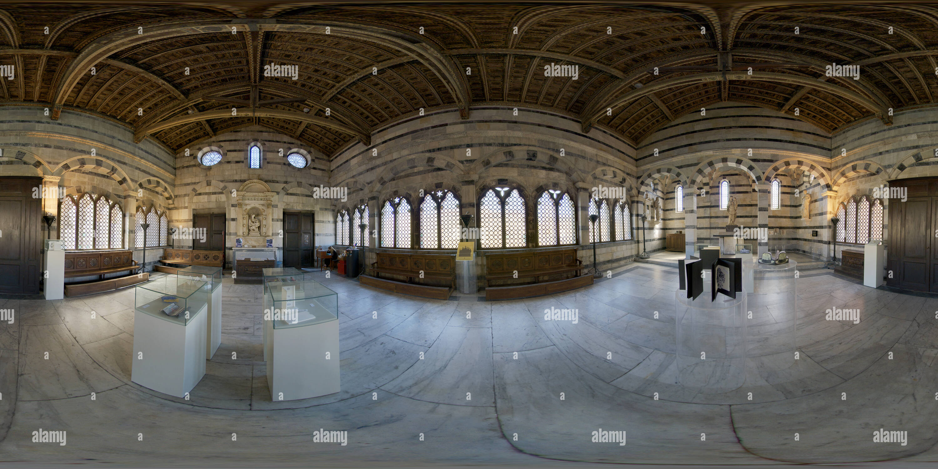 360 Grad Panorama Ansicht von Santa Maria della Spina Pisa