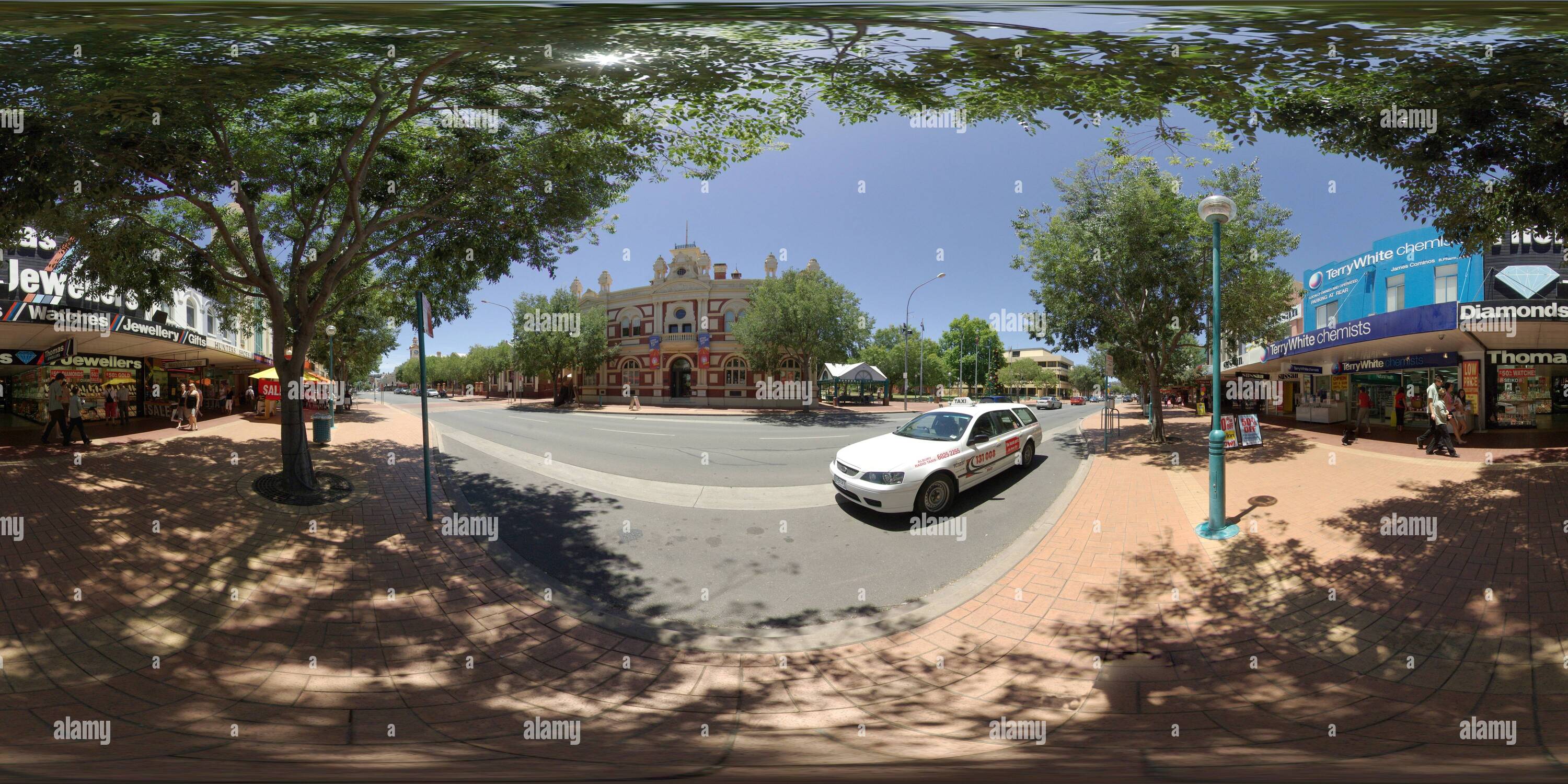 360 Grad Panorama Ansicht von Albury Rathaus