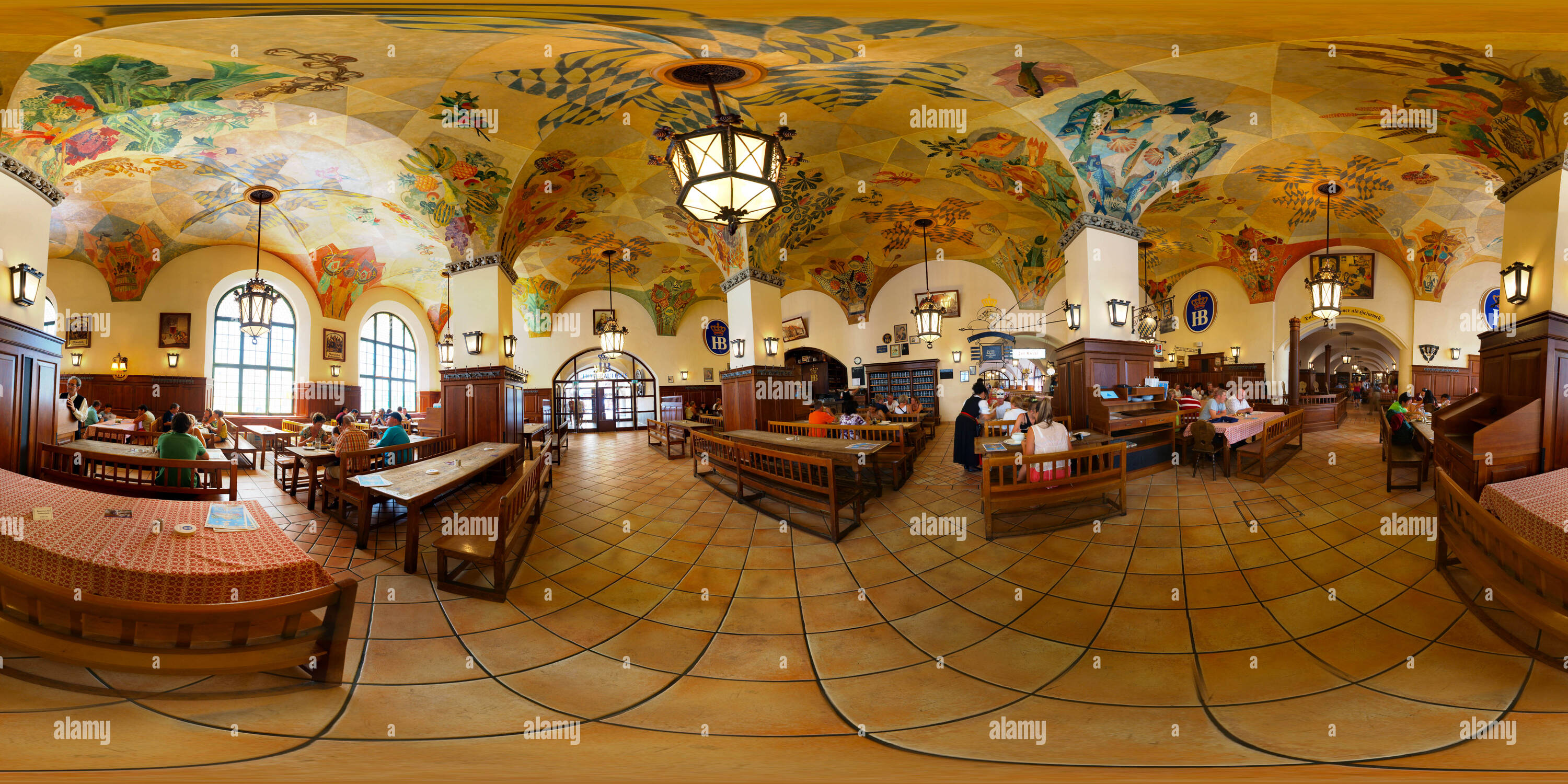 360 Grad Panorama Ansicht von Hofbräu München