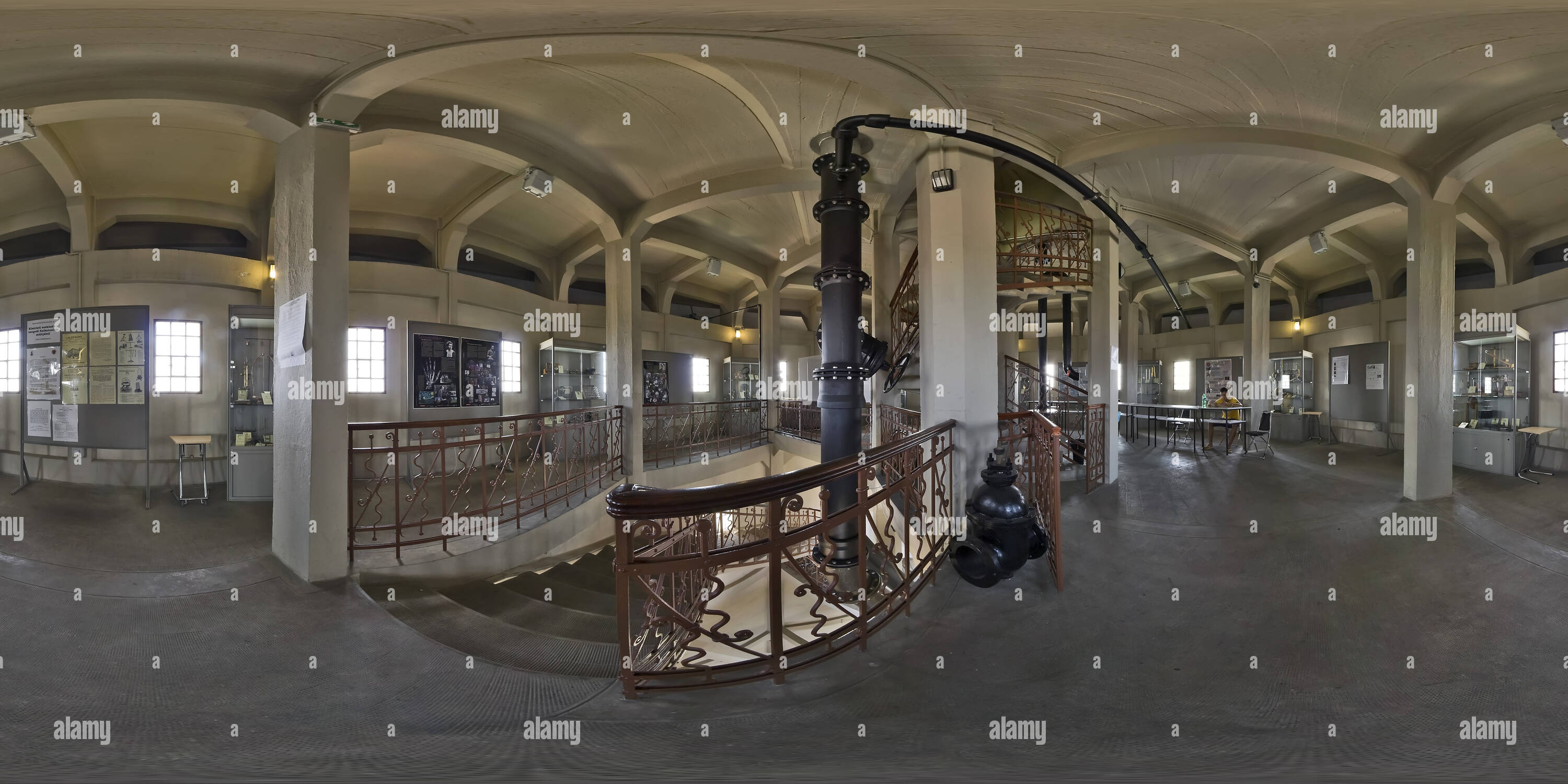 360 Grad Panorama Ansicht von Wasserturm - Physische lehre Museum