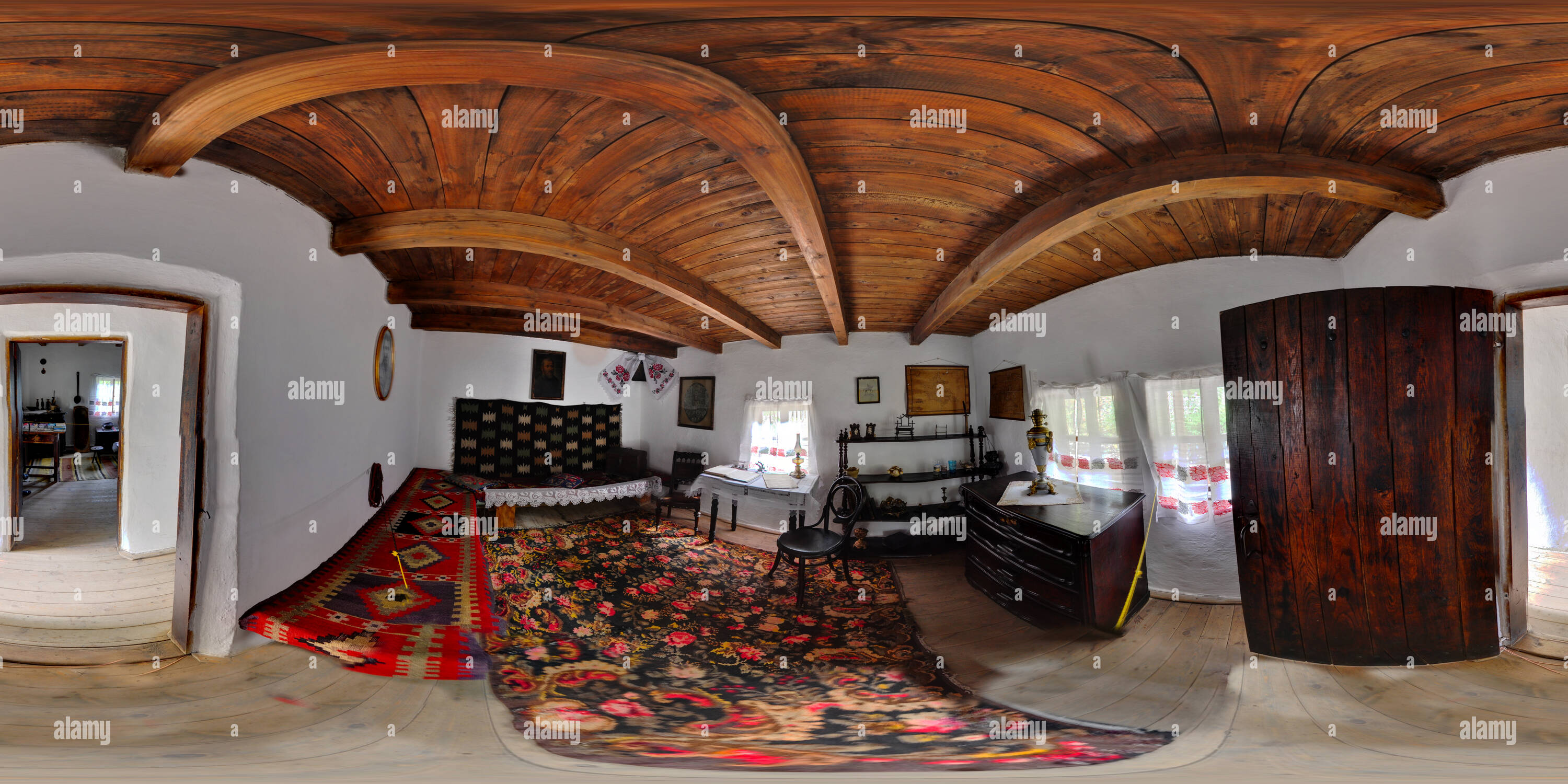 360 Grad Panorama Ansicht von Ion Creanga's Memorial House in Iasi